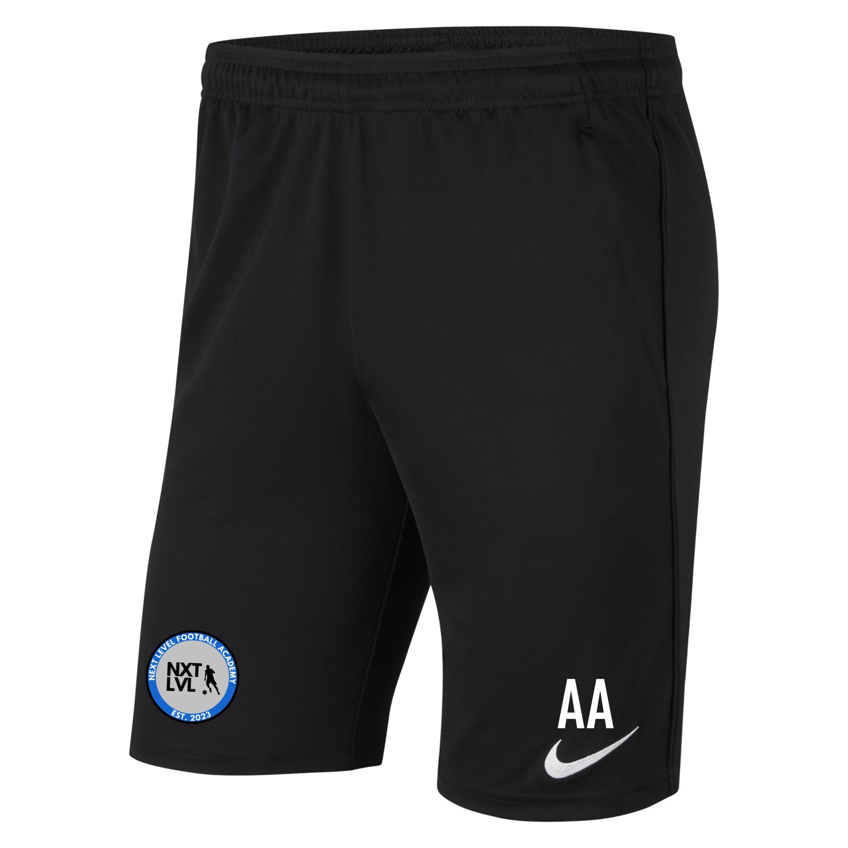 Nike Park 20 Pocketed Shorts (M) - Black/Black/White
