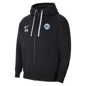 Nike Team Club 20 Fleece Full-Zip Hoodie - Black/White/White