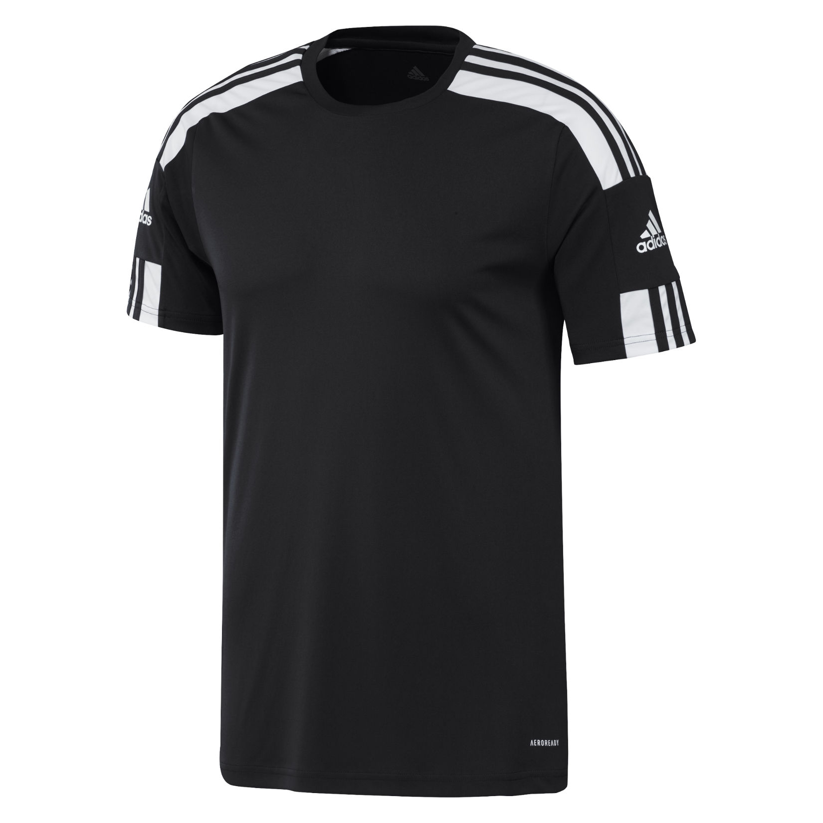 adidas Squadra 21 Short Sleeve Shirt (M) Black-White