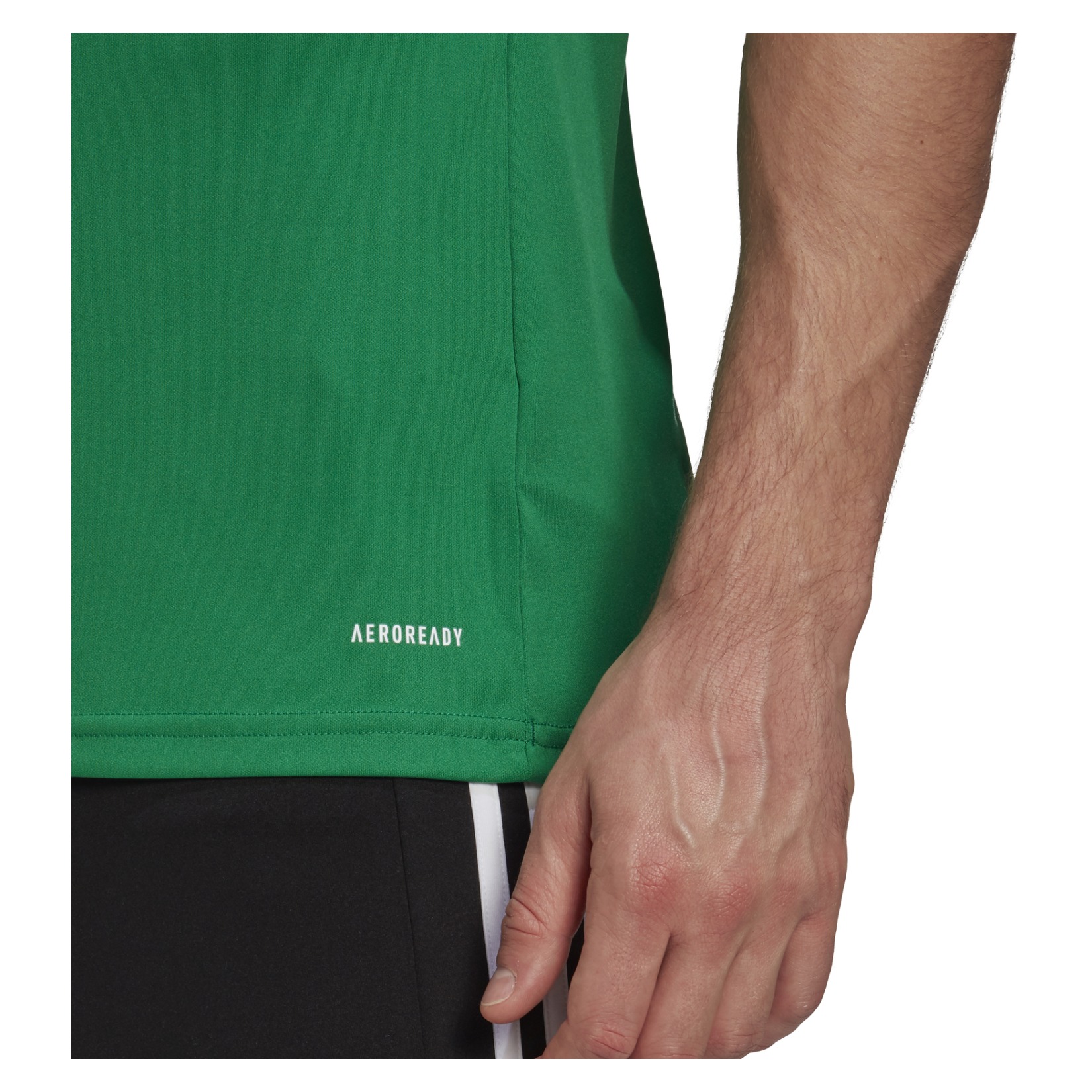 adidas Squadra 21 Short Sleeve Shirt (M) Team Green-White