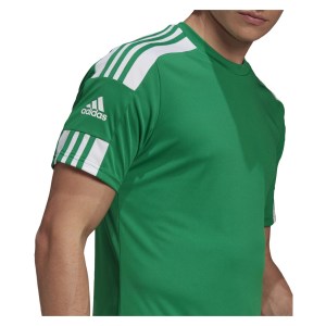 adidas Squadra 21 Short Sleeve Shirt (M) Team Green-White