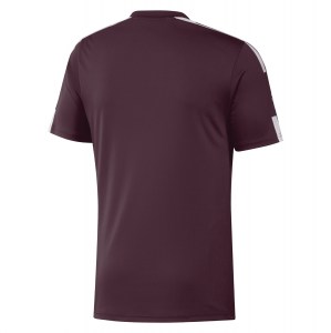 adidas Squadra 21 Short Sleeve Shirt (M) Team Maroon-White