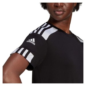 adidas Womens Squadra 21Short Sleeve Shirt (W) Black-White