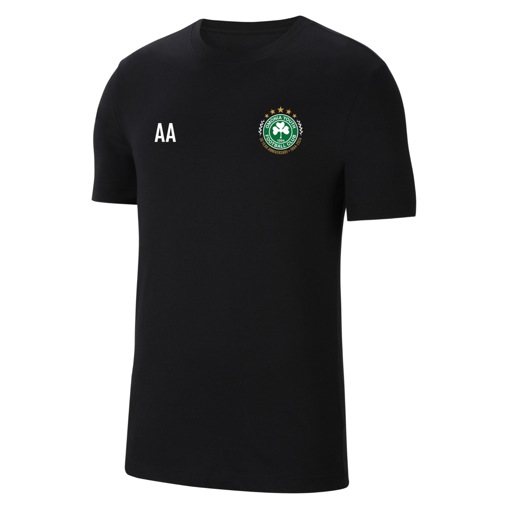 Nike Team Club 20 Cotton T-Shirt (M) - Black/White
