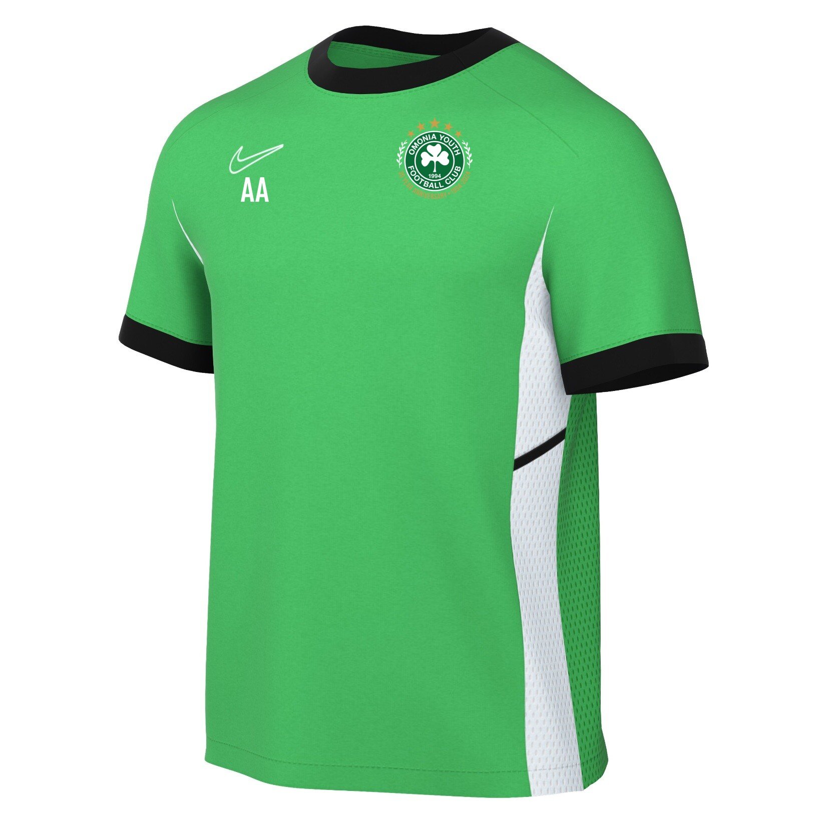 Nike Academy 25 Short-Sleeve Training Top - Green Spark/Lucky Green/White