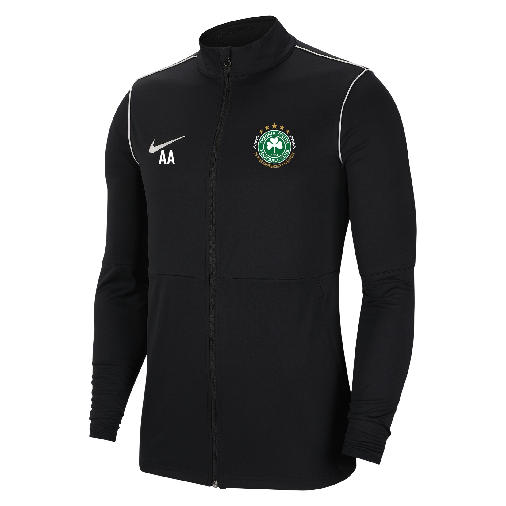 Nike Dri-FIT Park 20 Knitted Track Jacket - Black/White/White