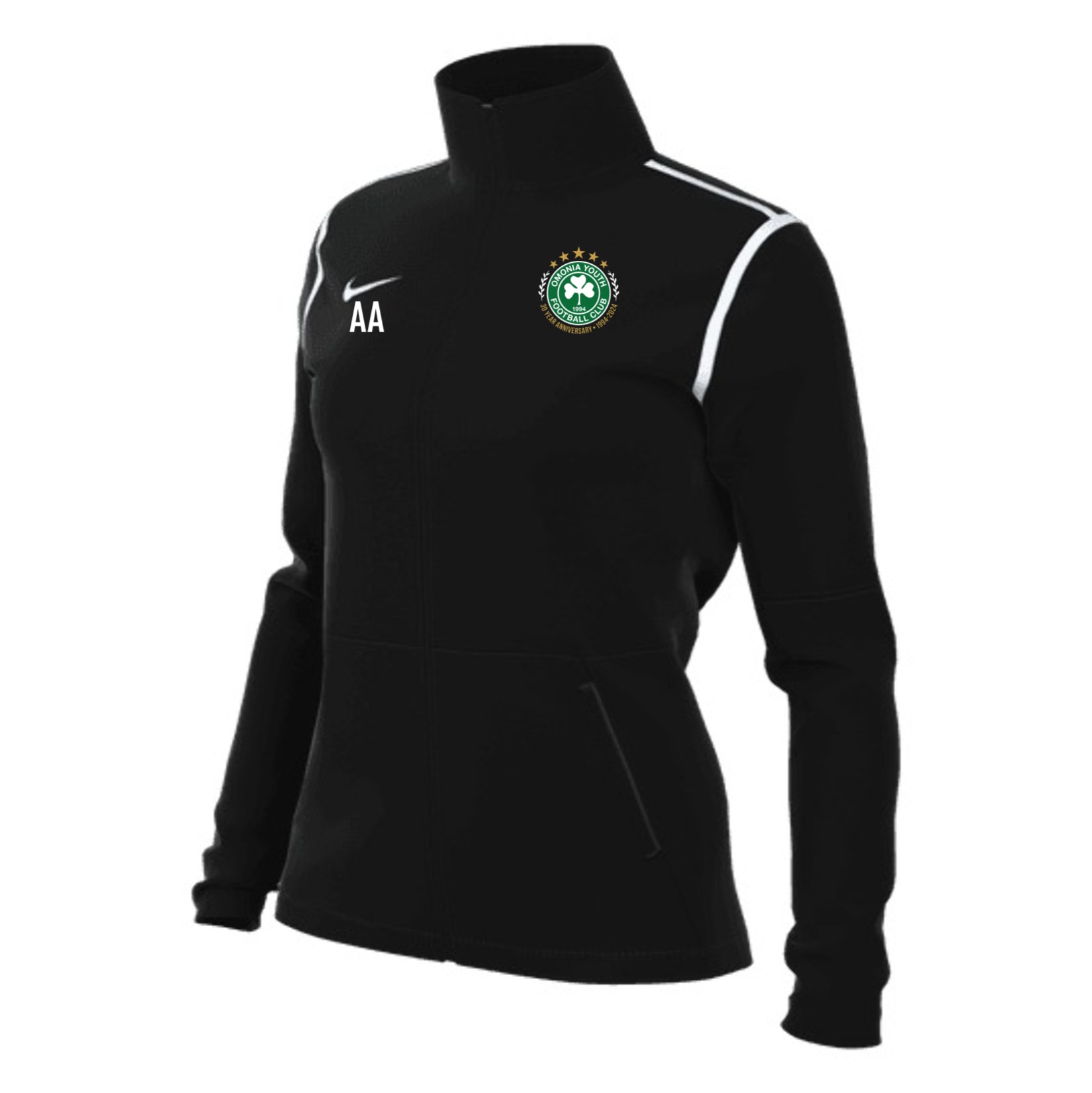 Nike Dri-FIT Park 20 Track Jacket (W) - Black/White/White