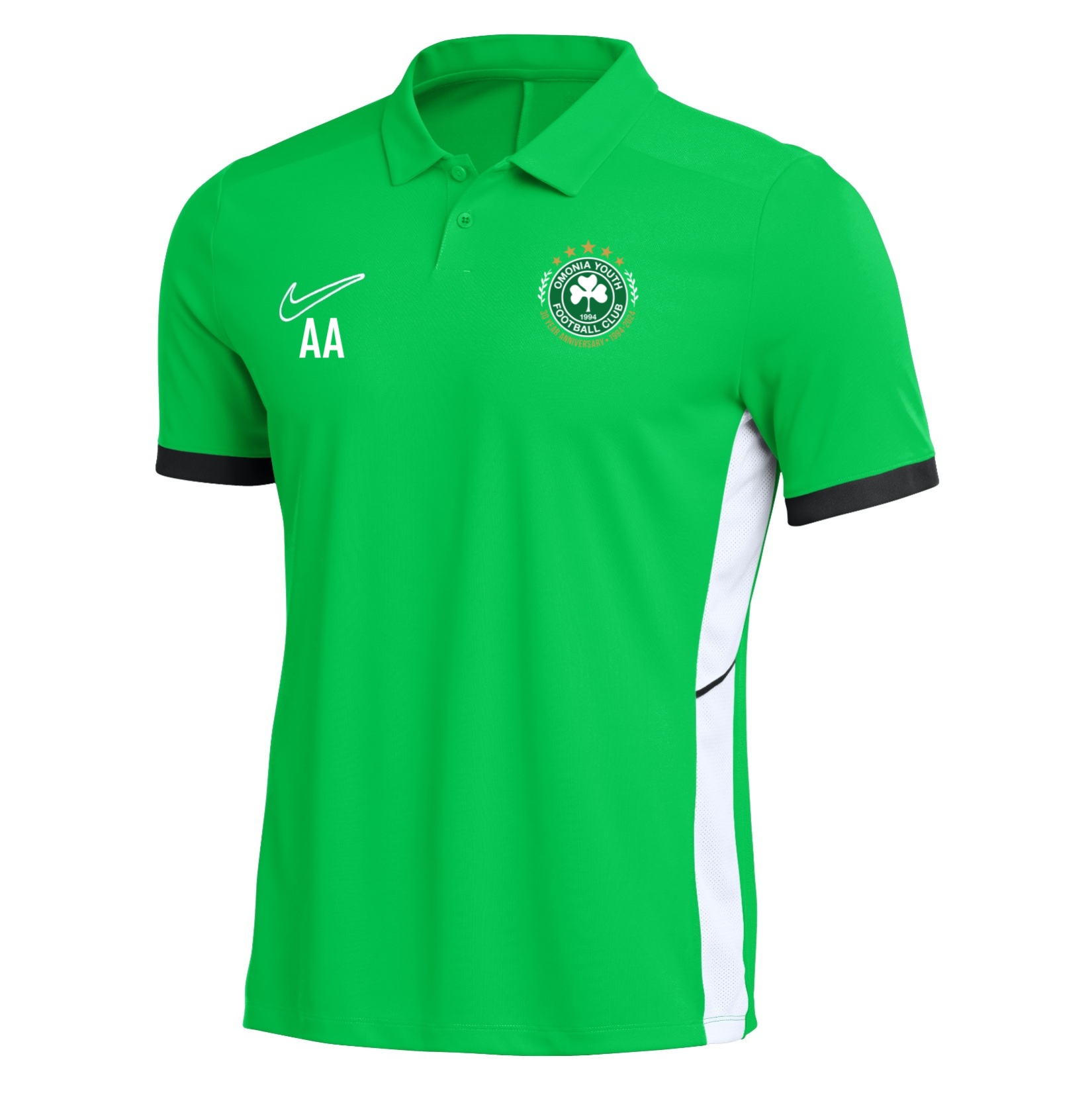 Nike Dri-FIT Academy 25 Polo - Green Spark/Lucky Green/White