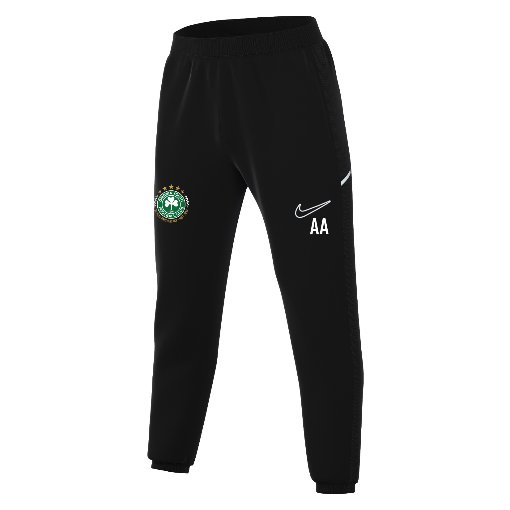 Nike Dri-FIT Academy 25 Woven Track Pants - Black/Black/White