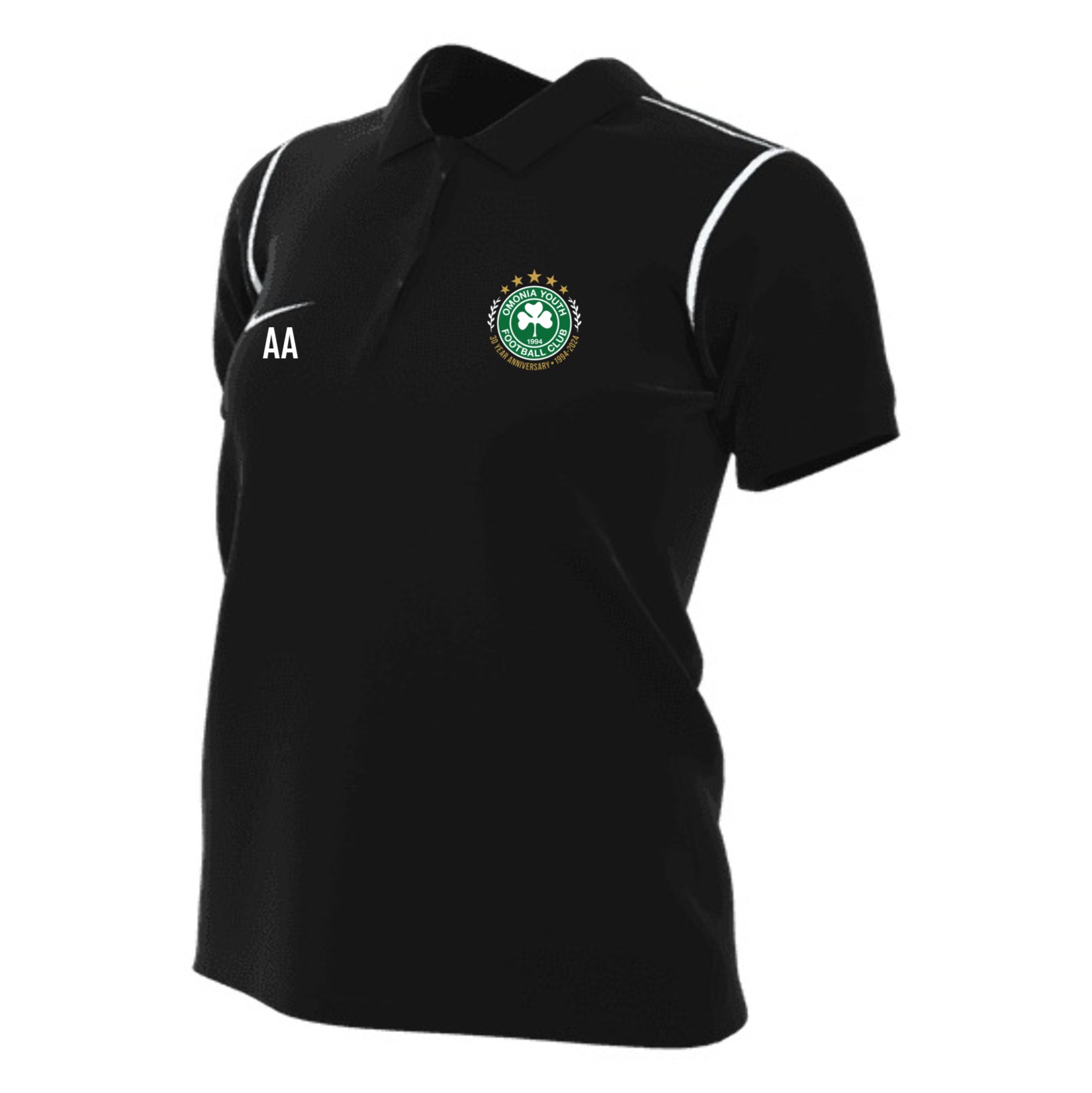 Nike Dri-FIT Park 20 Polo (W) - Black/White/White