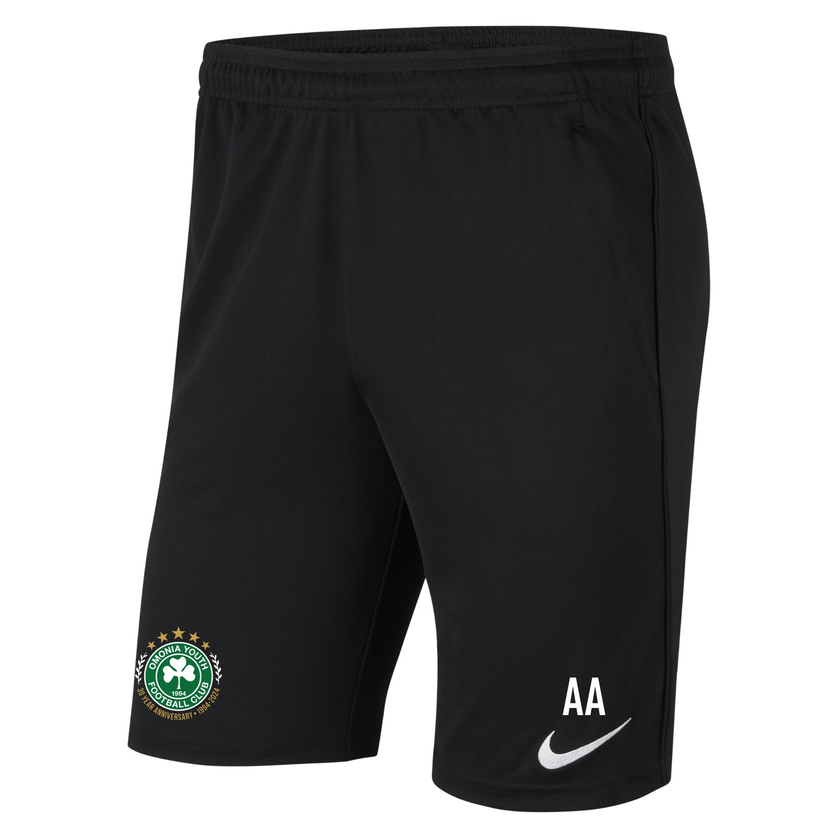 Nike Park 20 Pocketed Shorts (M) - Black/Black/White