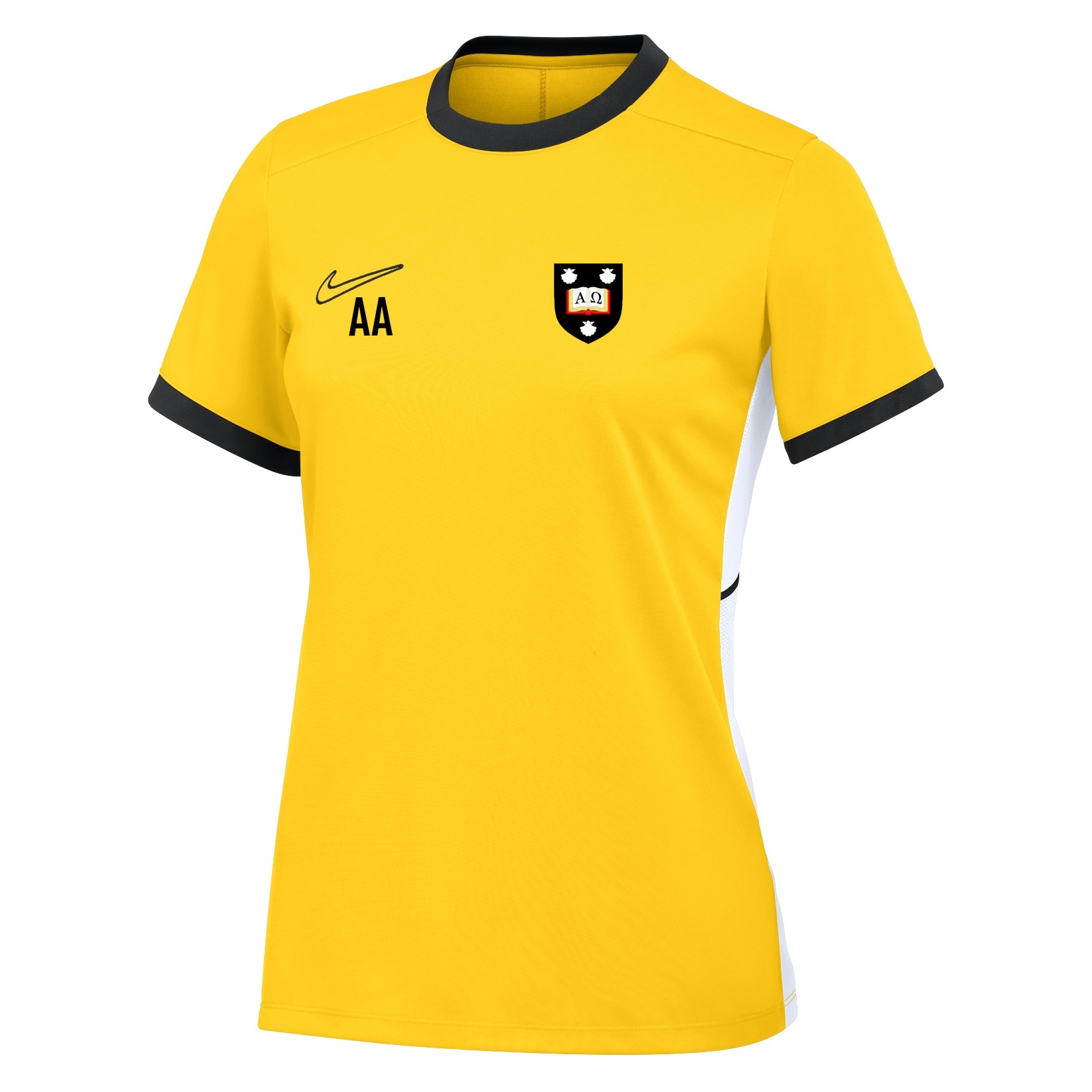 Nike Academy 25 Short-Sleeve Training Top (W) - Tour Yellow/University Gold/Black