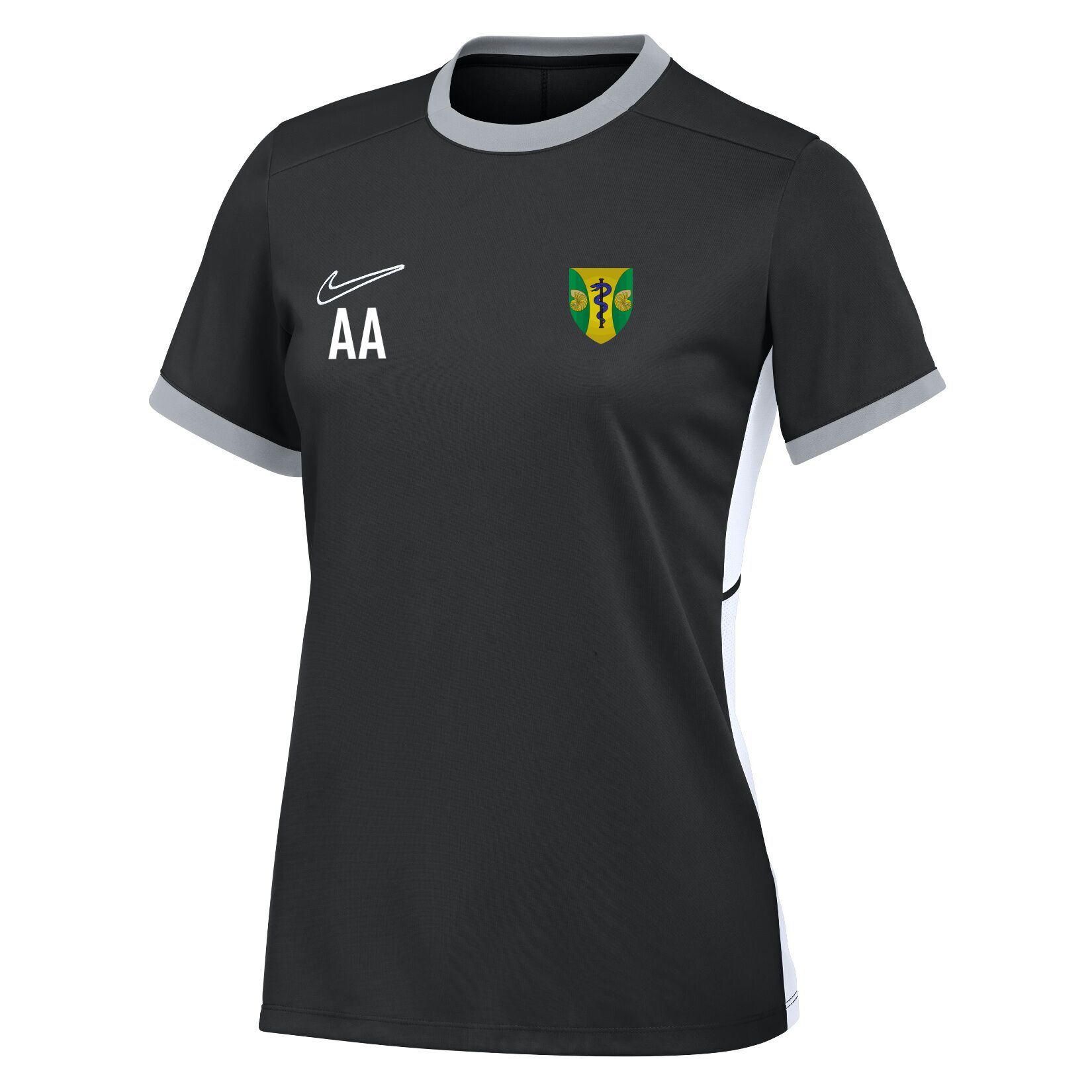 Nike Academy 25 Short-Sleeve Training Top (W) - Black/White/White