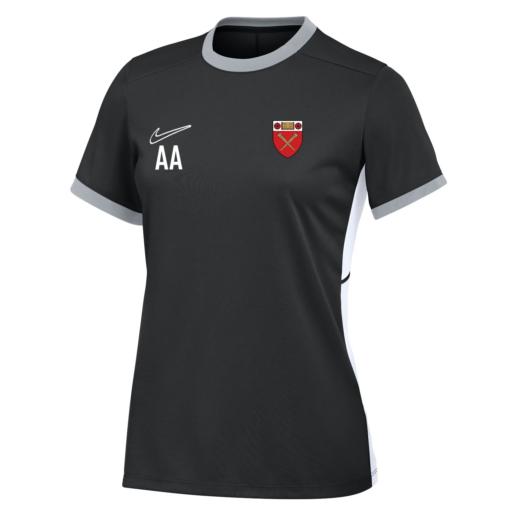 Nike Academy 25 Short-Sleeve Training Top (W) - Black/White/White