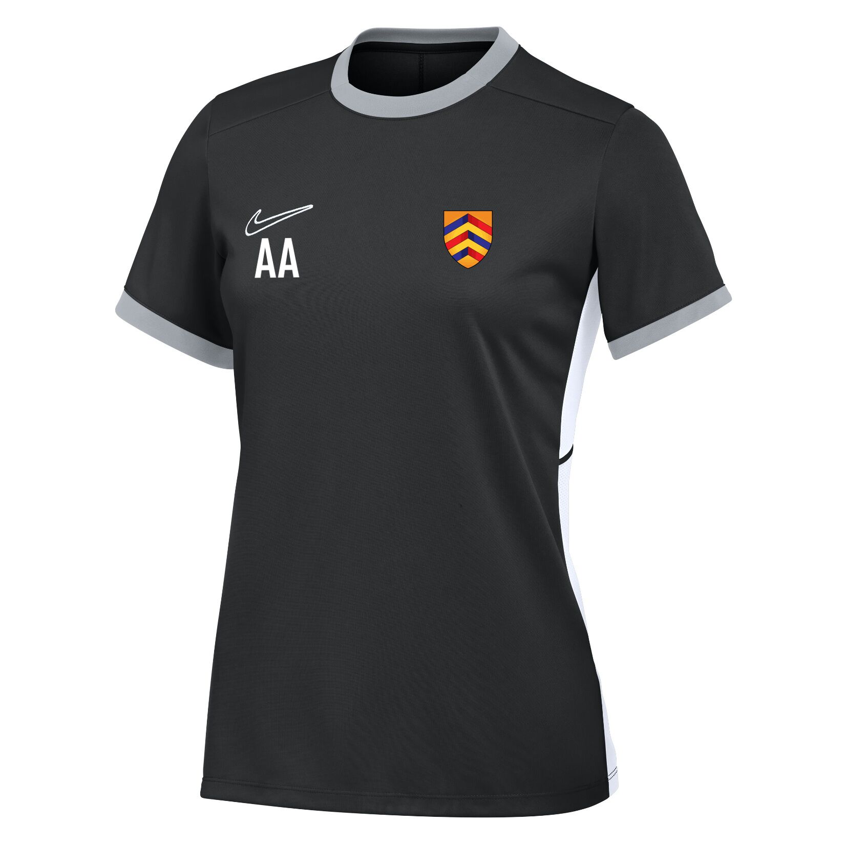 Nike Academy 25 Short-Sleeve Training Top (W) - Black/White/White