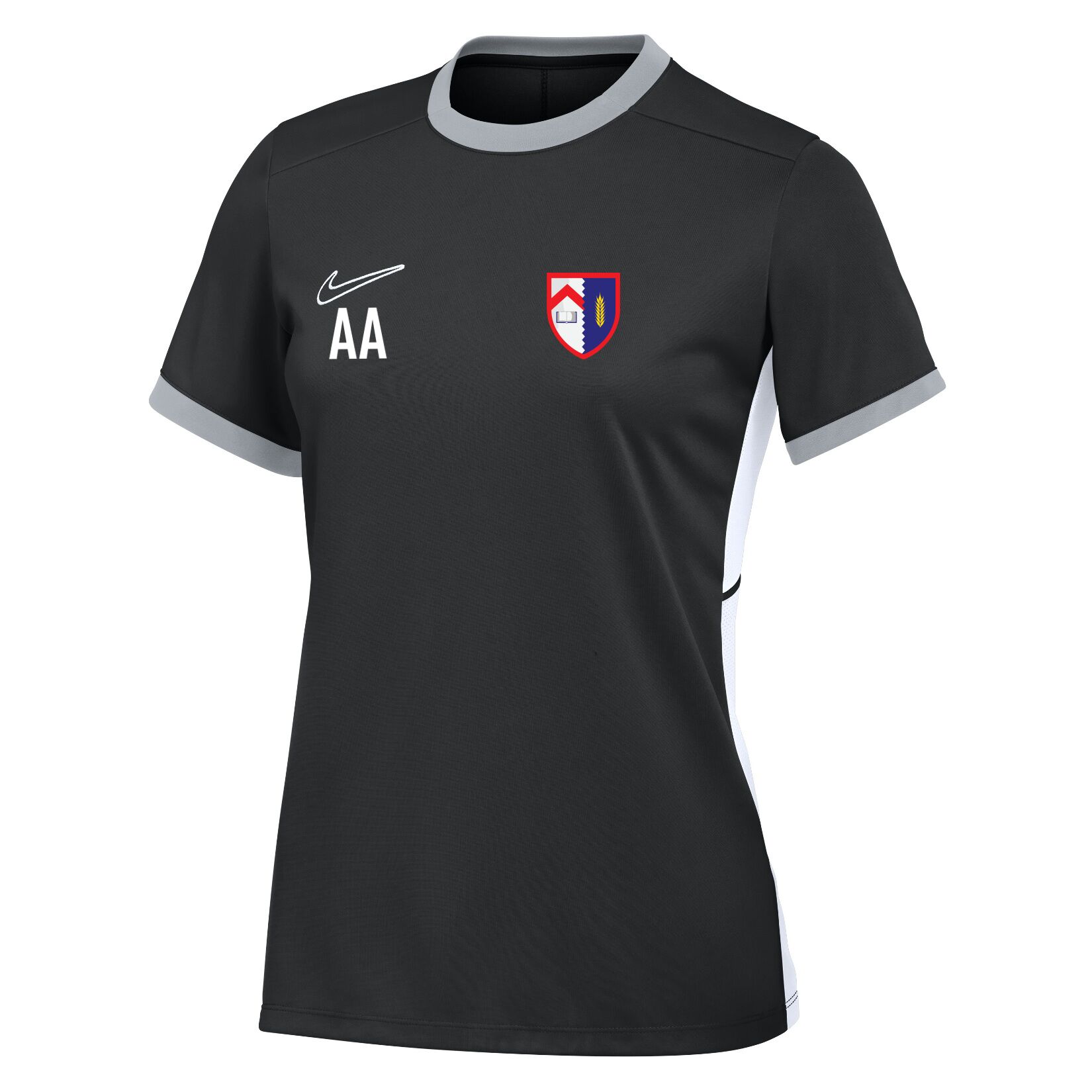Nike Academy 25 Short-Sleeve Training Top (W) - Black/White/White