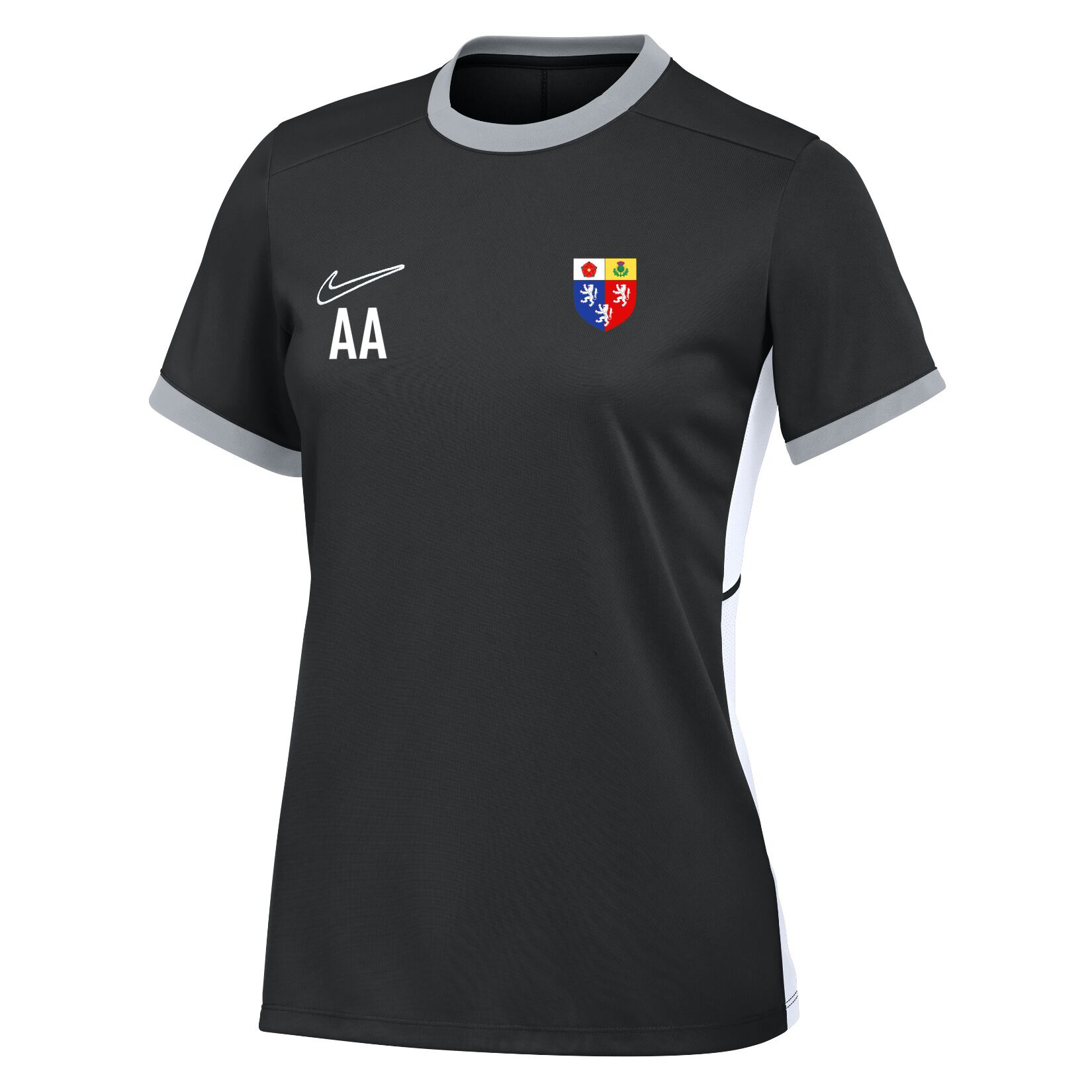 Nike Academy 25 Short-Sleeve Training Top (W) - Black/White/White