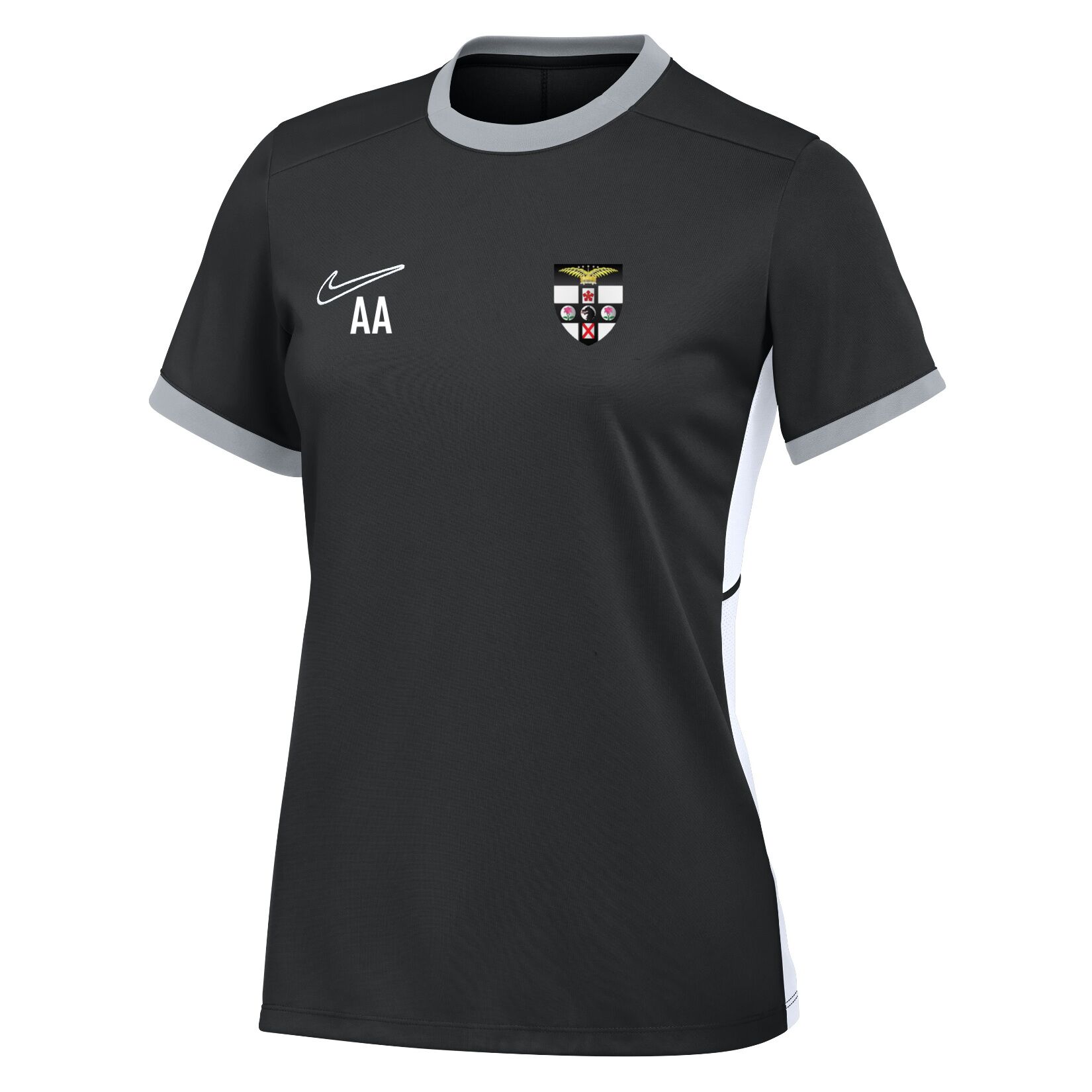Nike Academy 25 Short-Sleeve Training Top (W) - Black/White/White