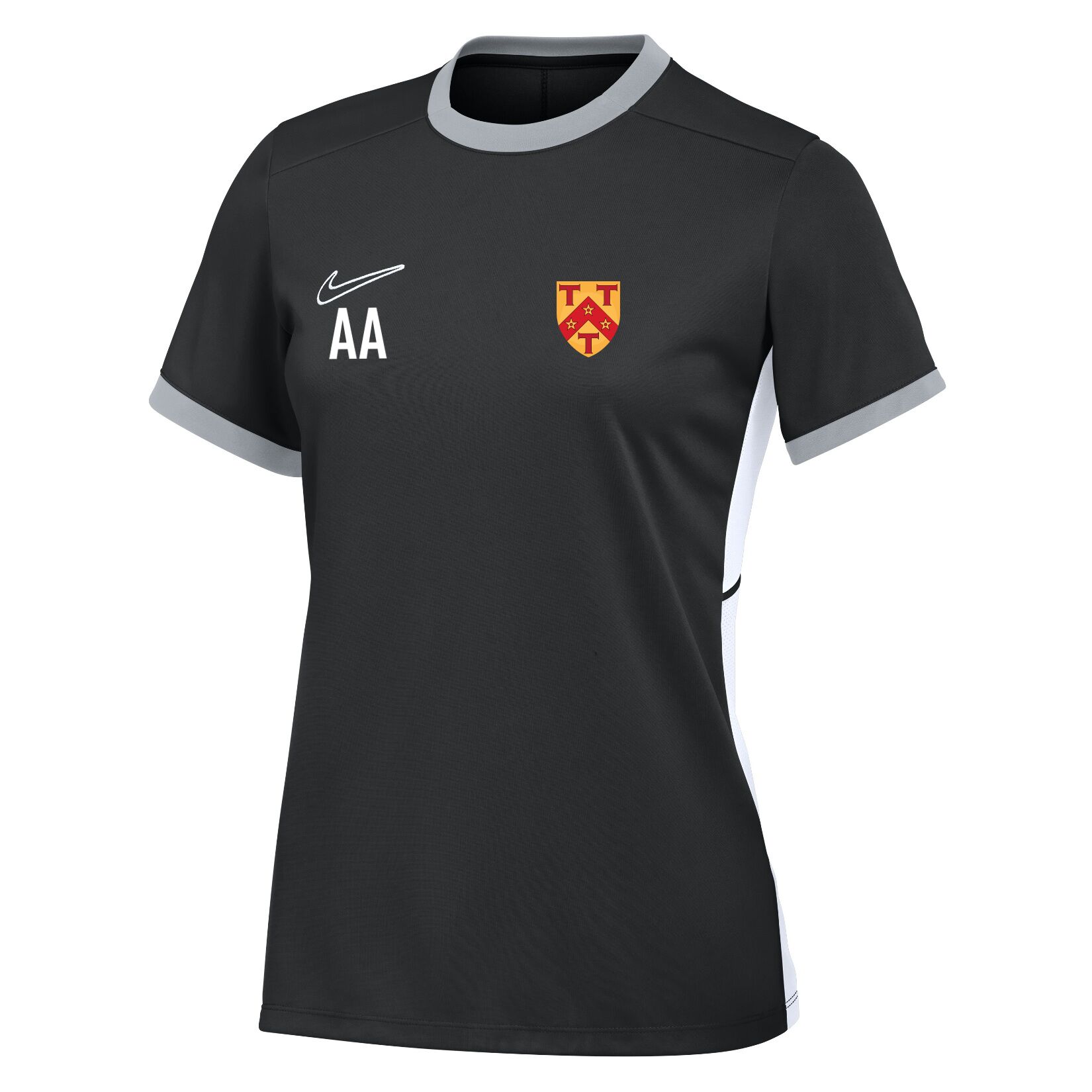 Nike Academy 25 Short-Sleeve Training Top (W) - Black/White/White