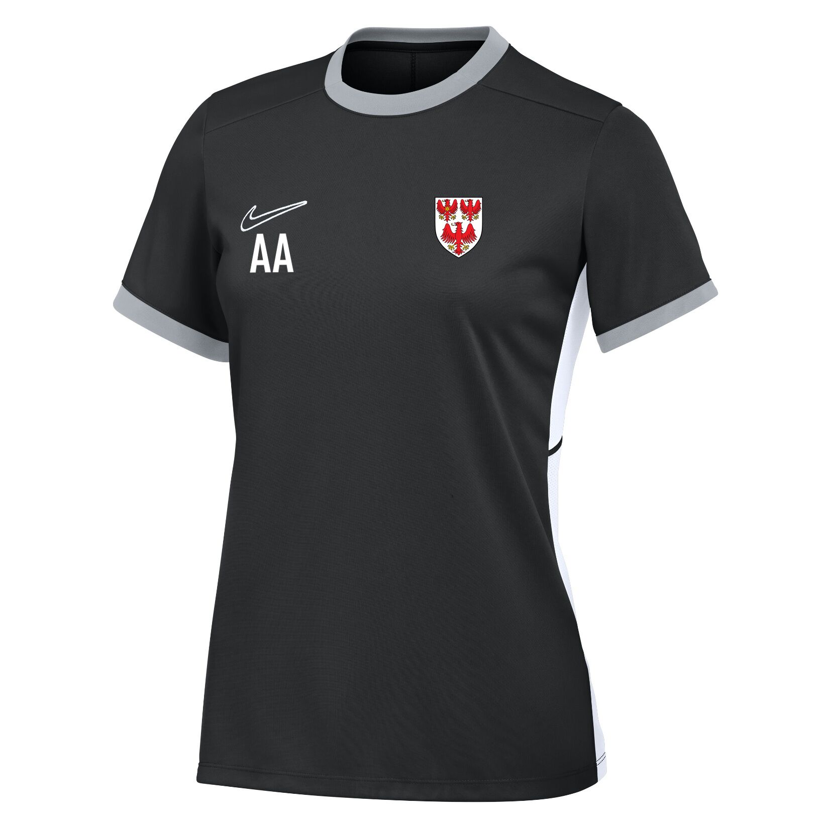 Nike Academy 25 Short-Sleeve Training Top (W) - Black/White/White