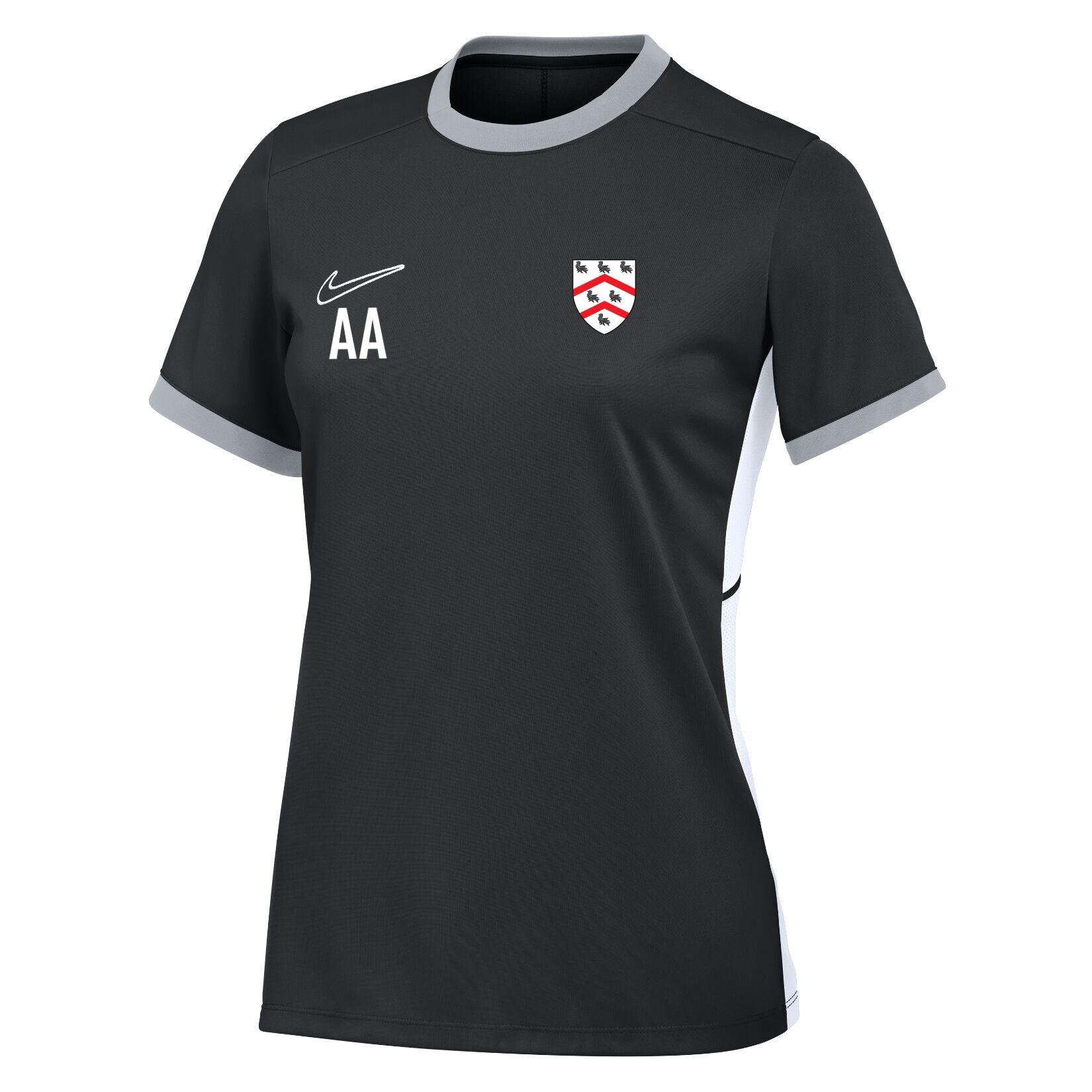 Nike Academy 25 Short-Sleeve Training Top (W) - Black/White/White