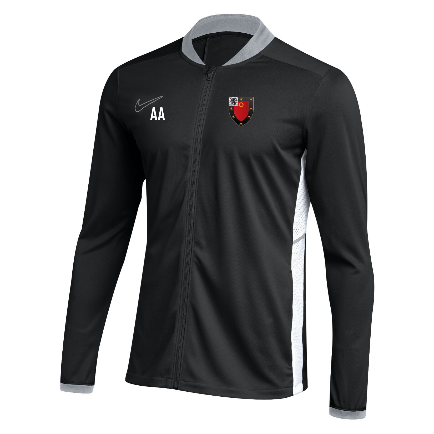 Nike Dri-FIT Academy 25 Knit Track Jacket - Black/White/White