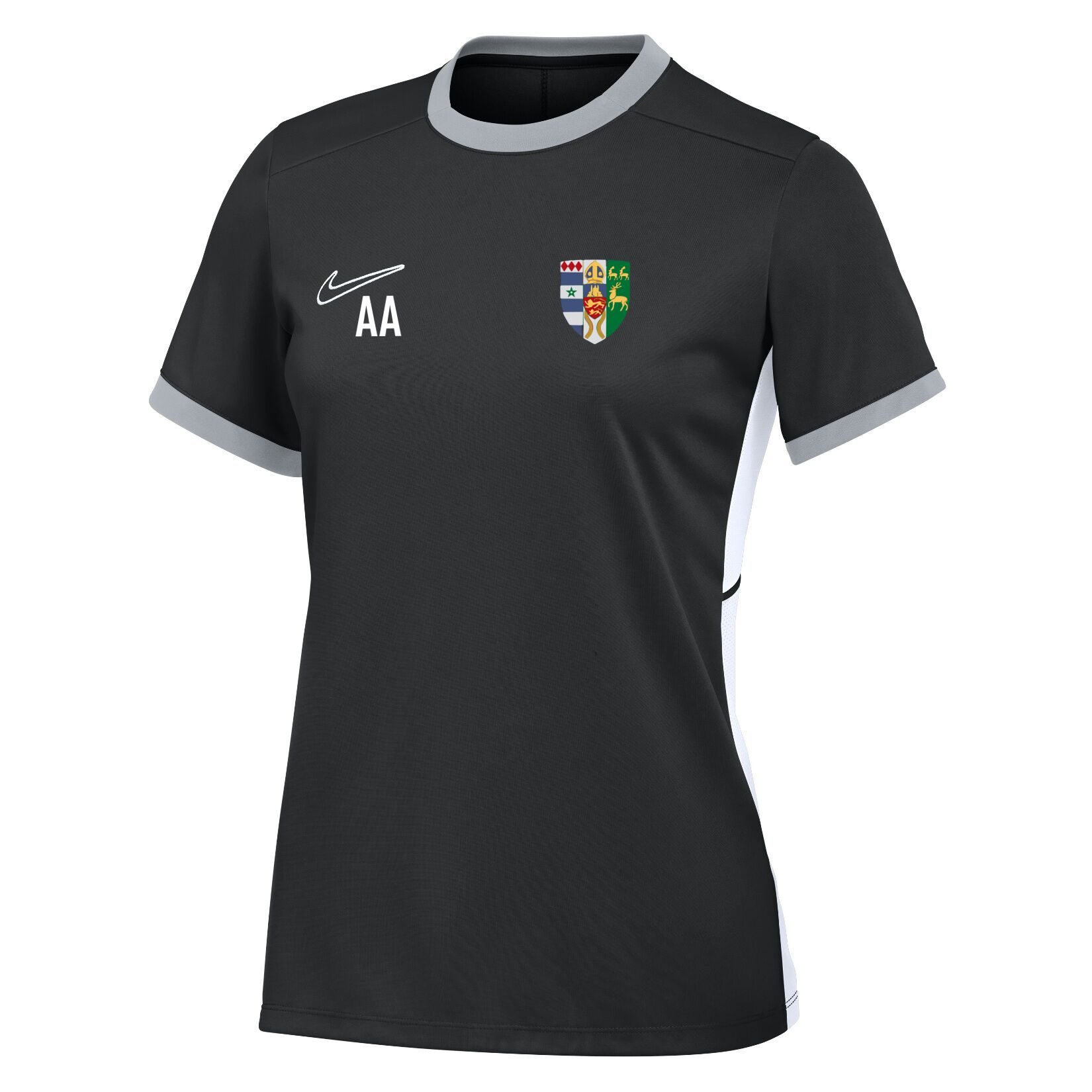 Nike Academy 25 Short-Sleeve Training Top (W) - Black/White/White