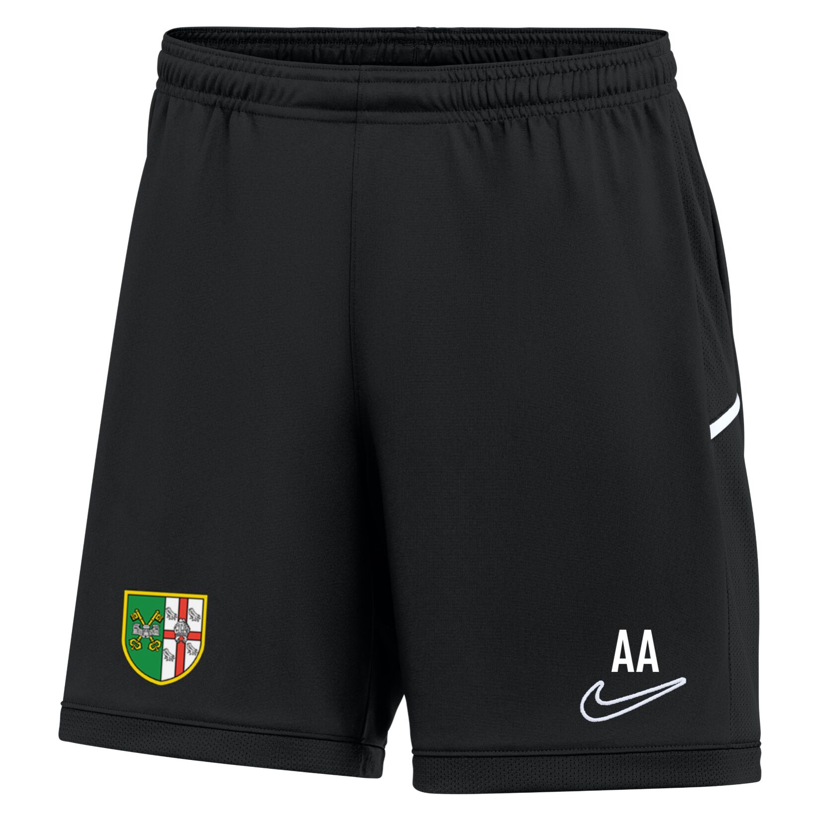 Nike Dri-FIT Academy 25 Shorts (W) - Black/Black/White