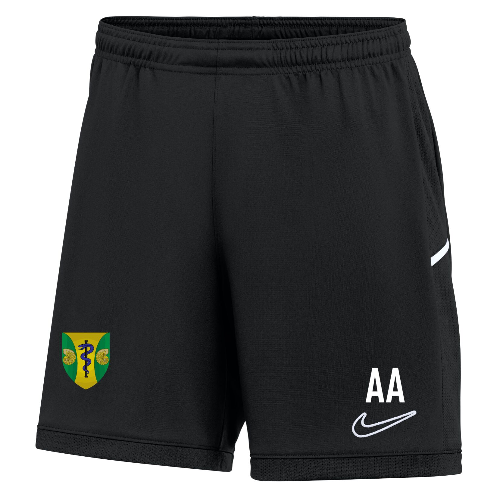 Nike Dri-FIT Academy 25 Shorts (W) - Black/Black/White