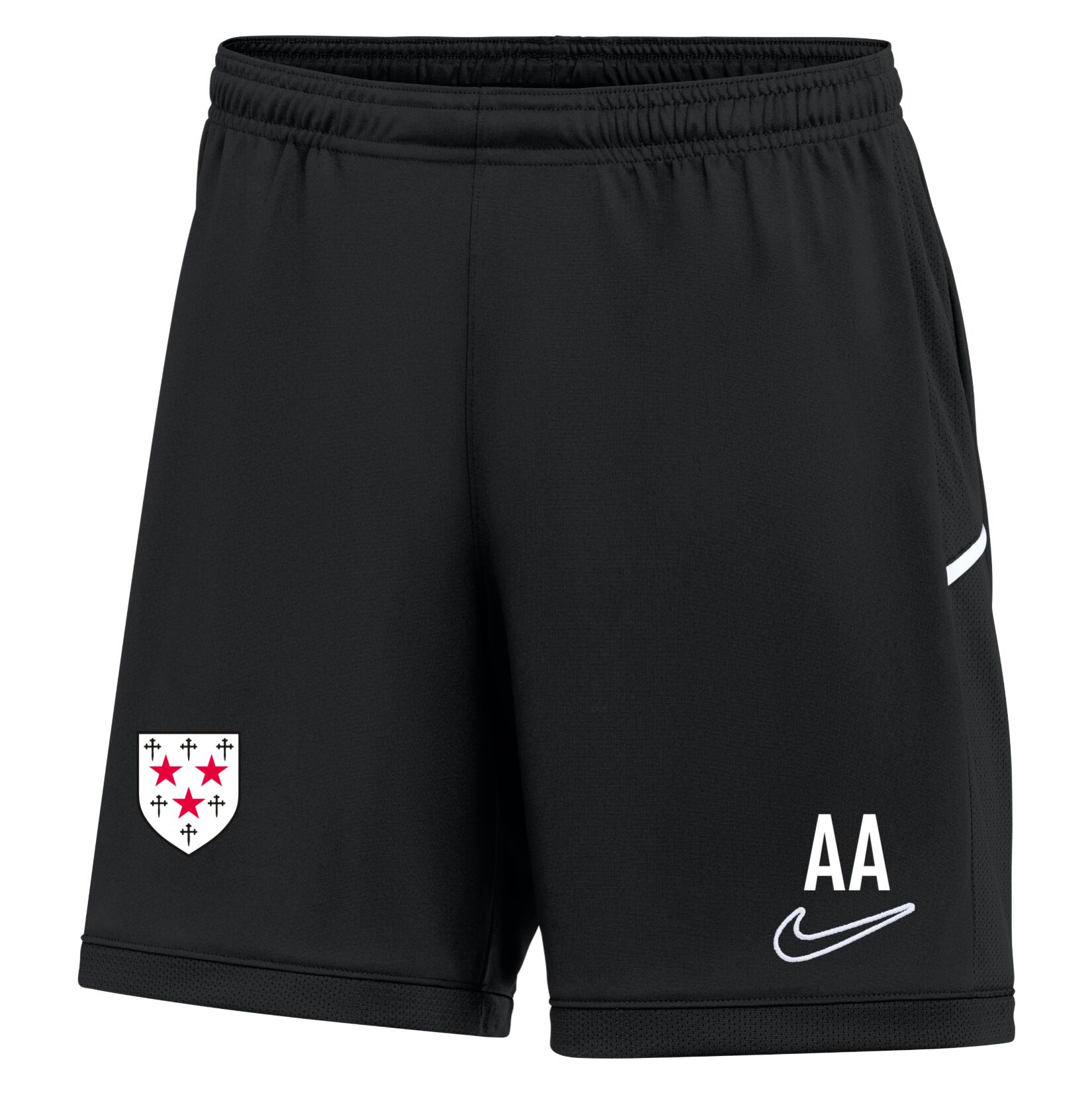 Nike Dri-FIT Academy 25 Shorts (W) - Black/Black/White