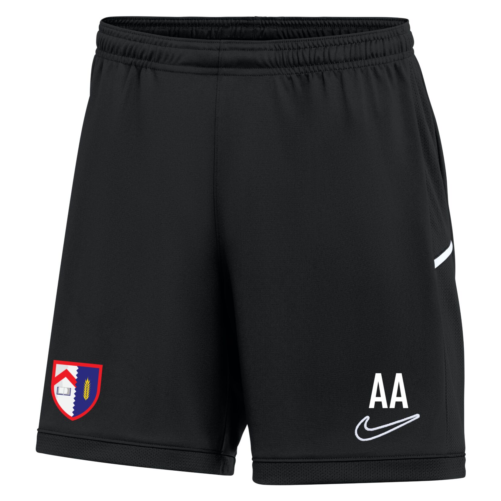 Nike Dri-FIT Academy 25 Shorts (W) - Black/Black/White