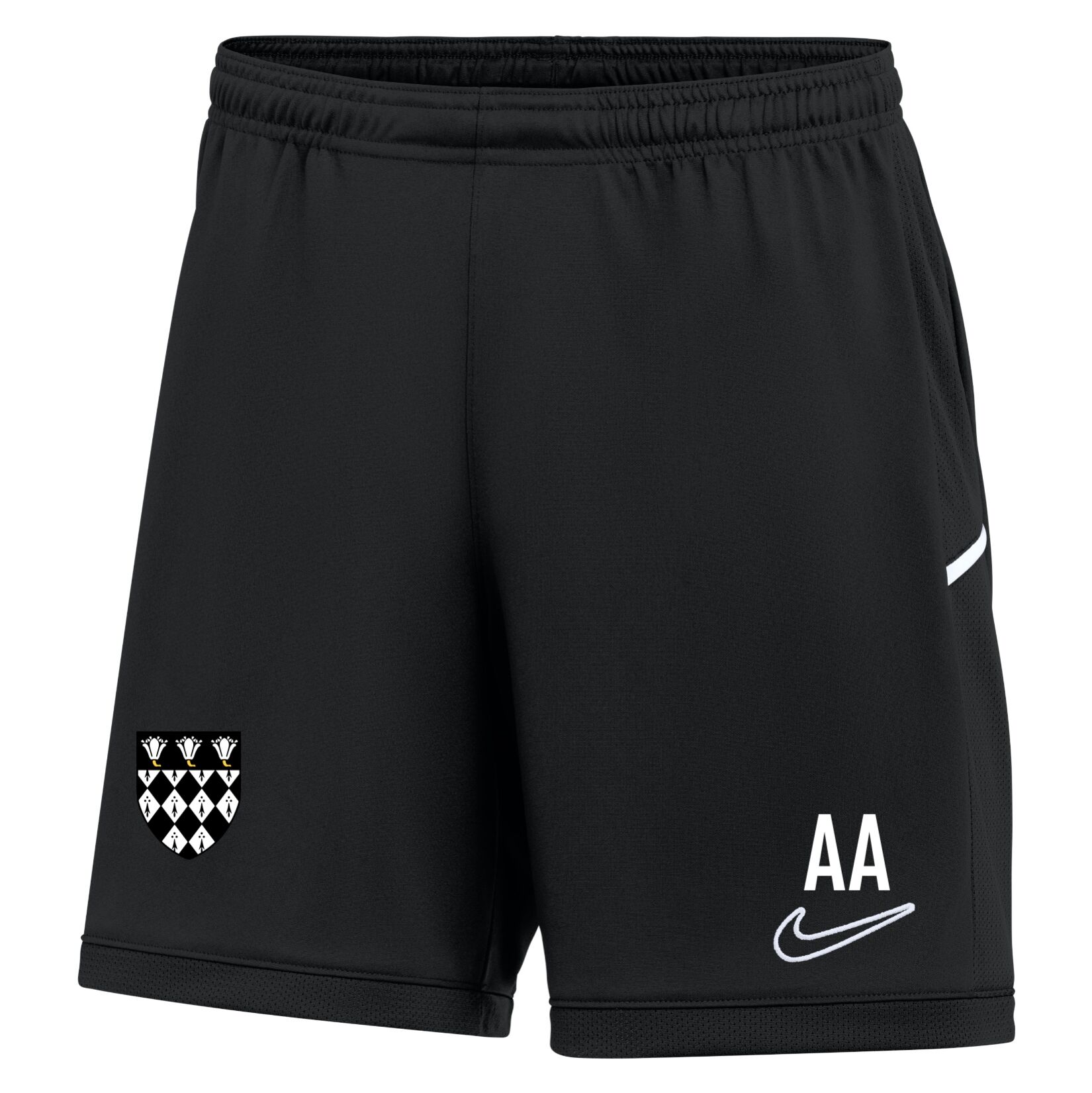 Nike Dri-FIT Academy 25 Shorts (W) - Black/Black/White