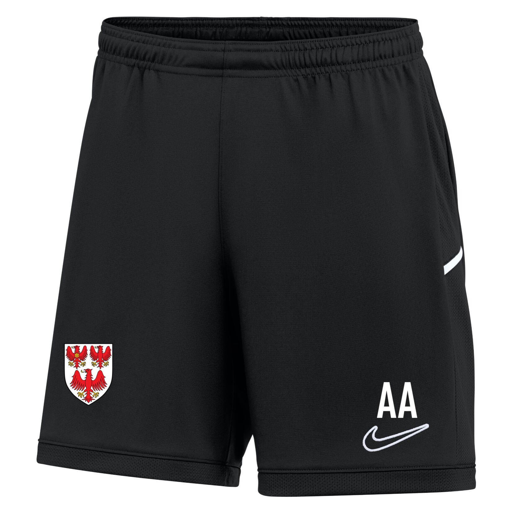 Nike Dri-FIT Academy 25 Shorts (W) - Black/Black/White