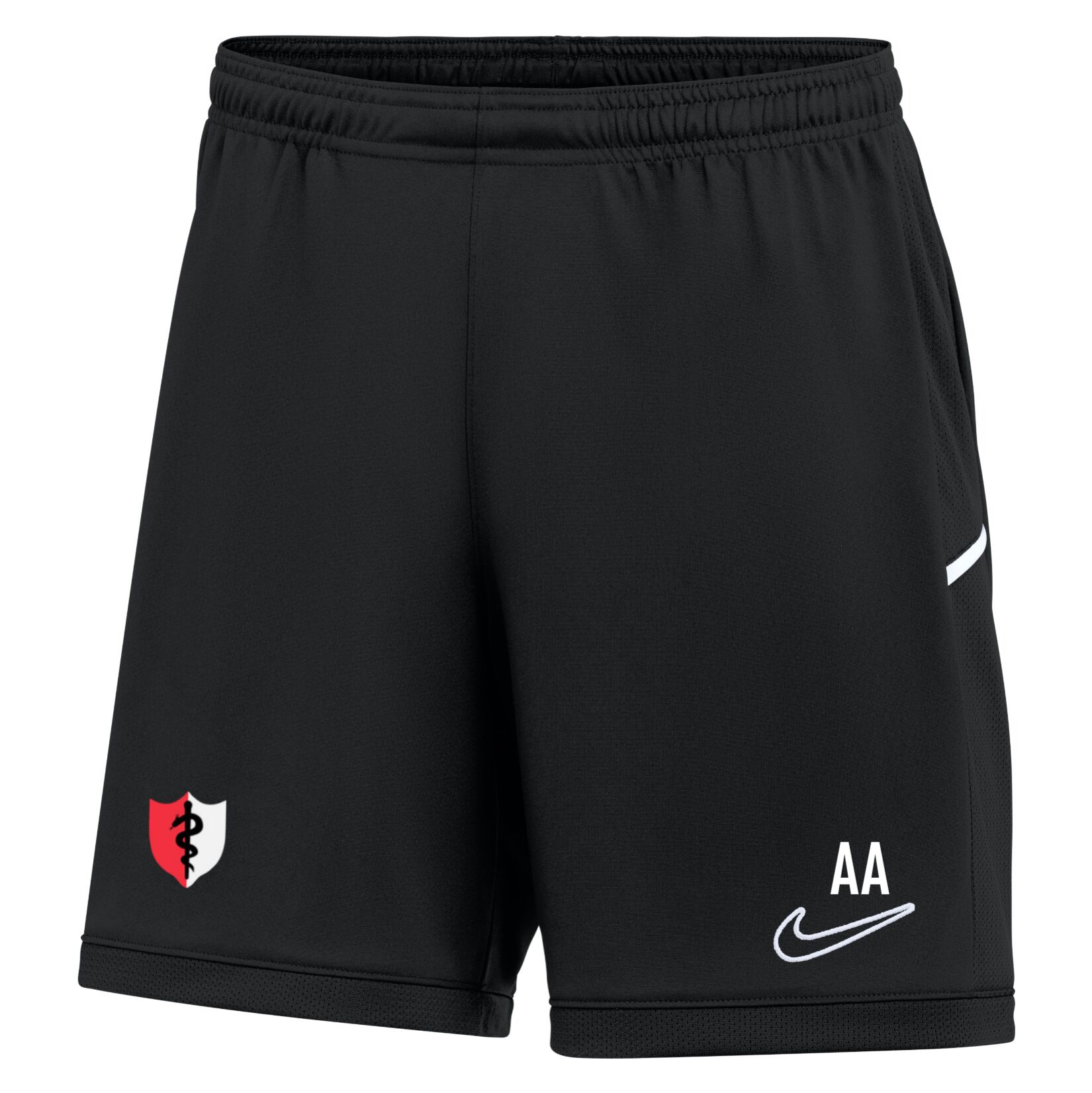 Nike Dri-FIT Academy 25 Shorts (W) - Black/Black/White
