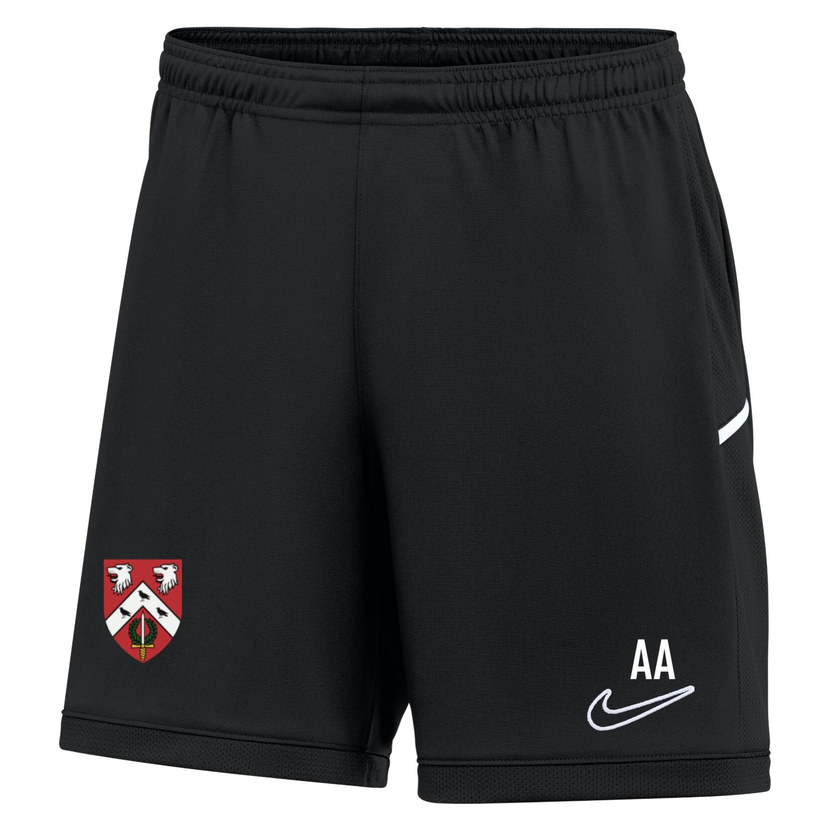 Nike Dri-FIT Academy 25 Shorts (W) - Black/Black/White