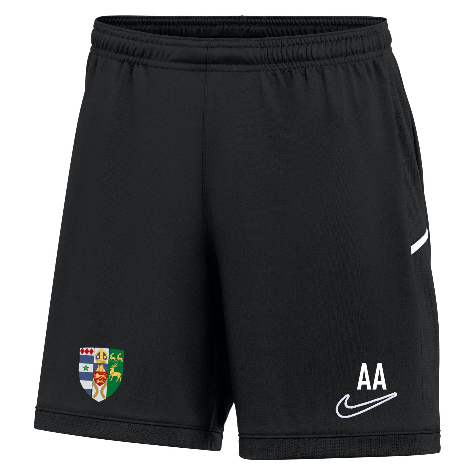 Nike Dri-FIT Academy 25 Shorts (W) - Black/Black/White