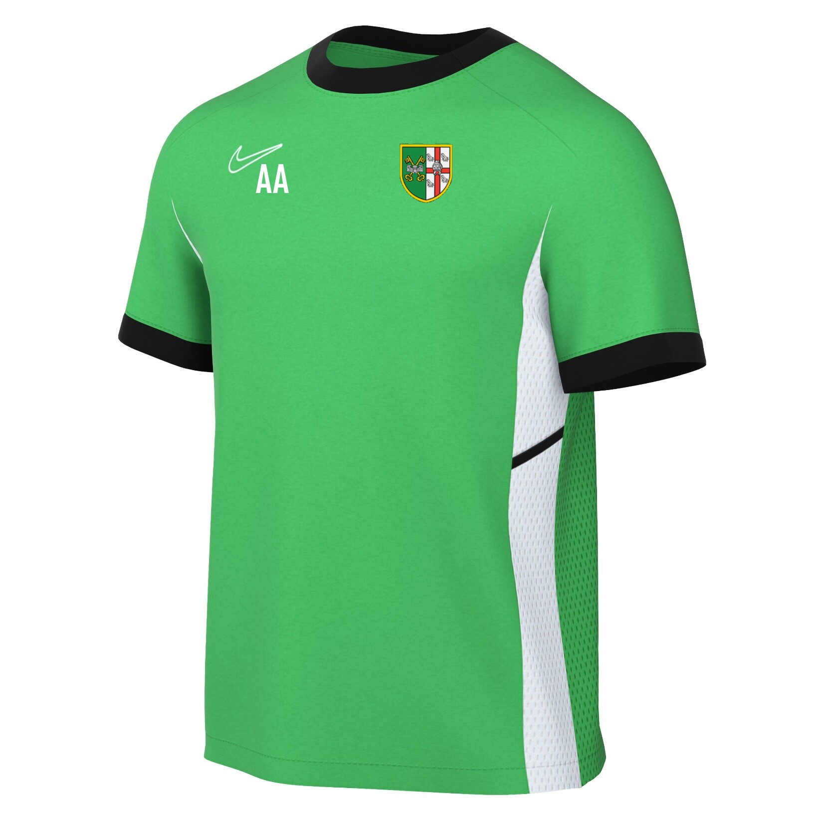 Nike Academy 25 Short-Sleeve Training Top - Green Spark/Lucky Green/White