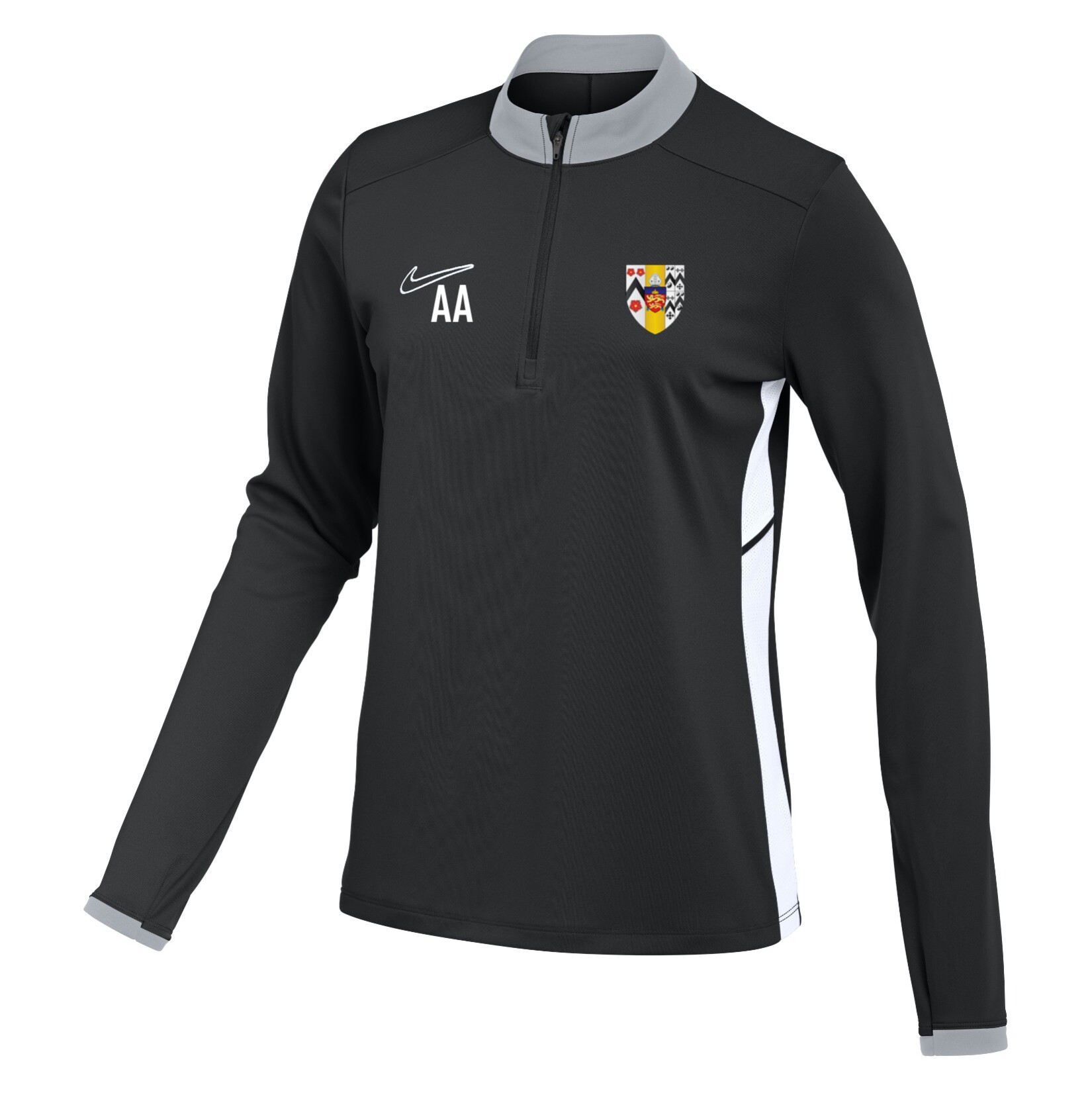 Nike Dri-FIT Academy 25 Drill Top (W) - Black/White/White
