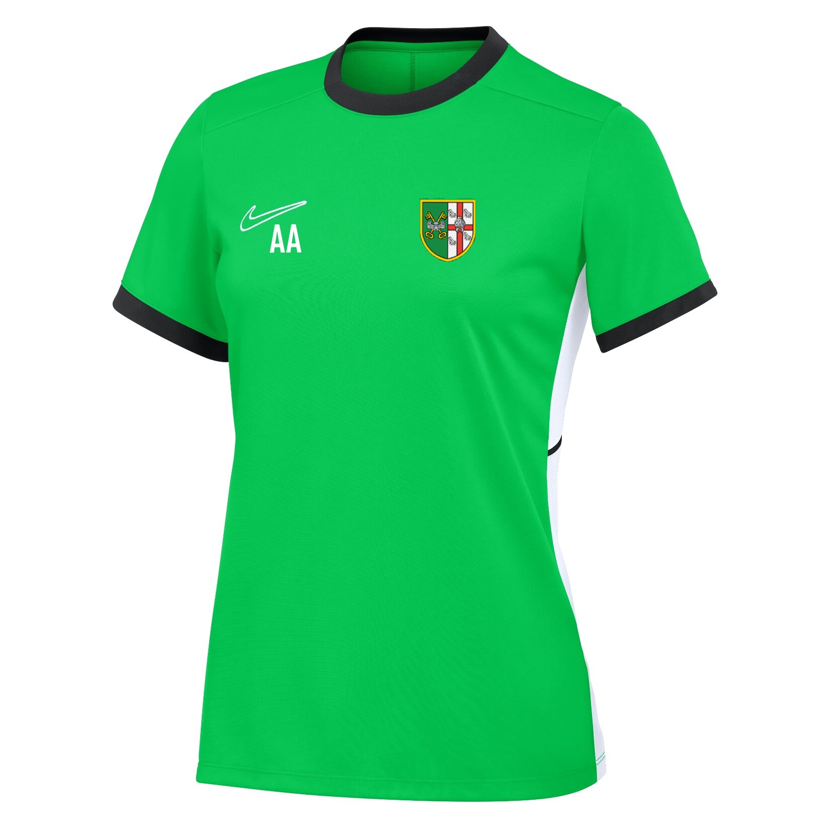 Nike Academy 25 Short-Sleeve Training Top (W) - Green Spark/Lucky Green/White