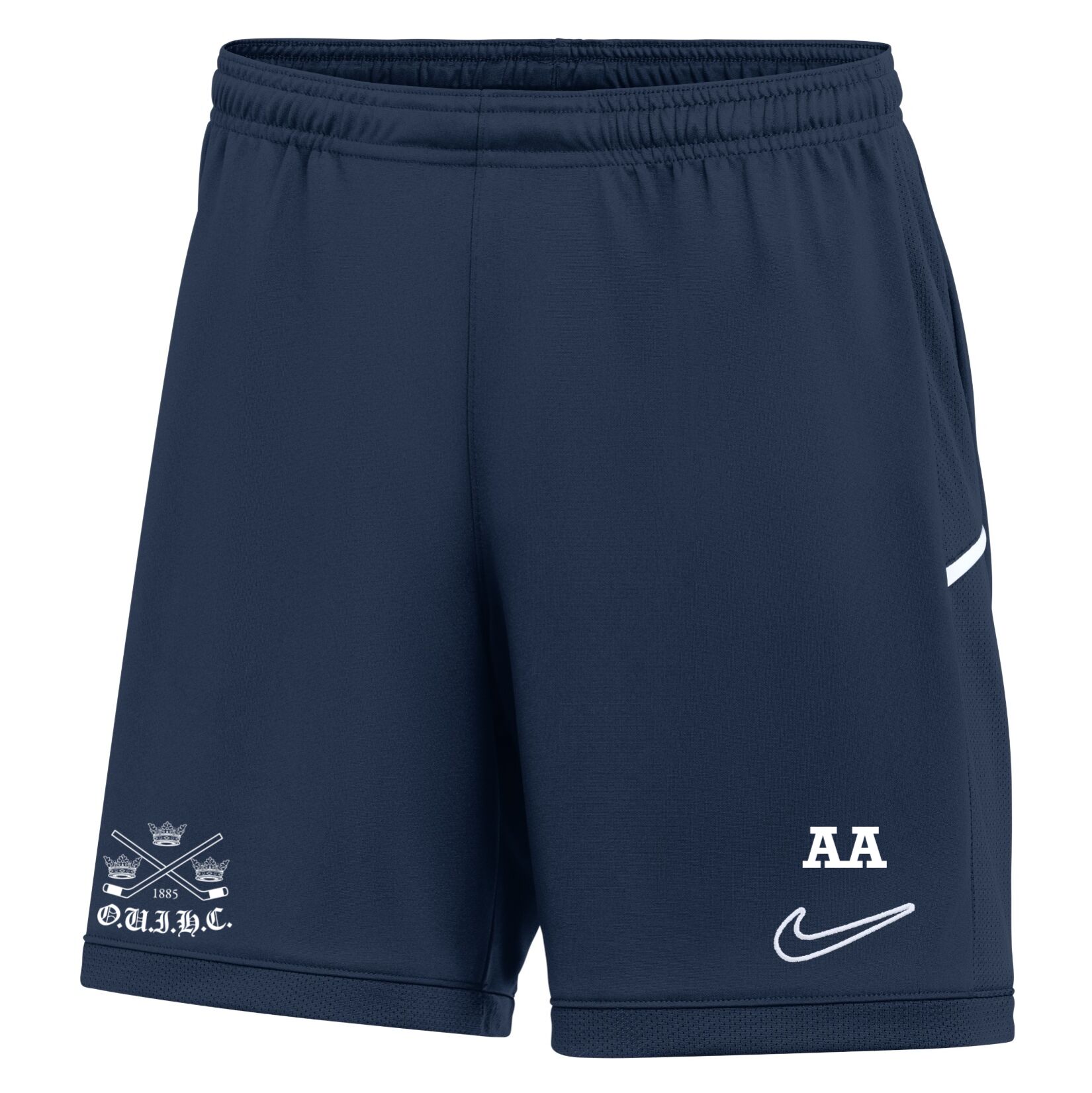 Nike Dri-FIT Academy 25 Shorts (W) - Obsidian/Obsidian/White
