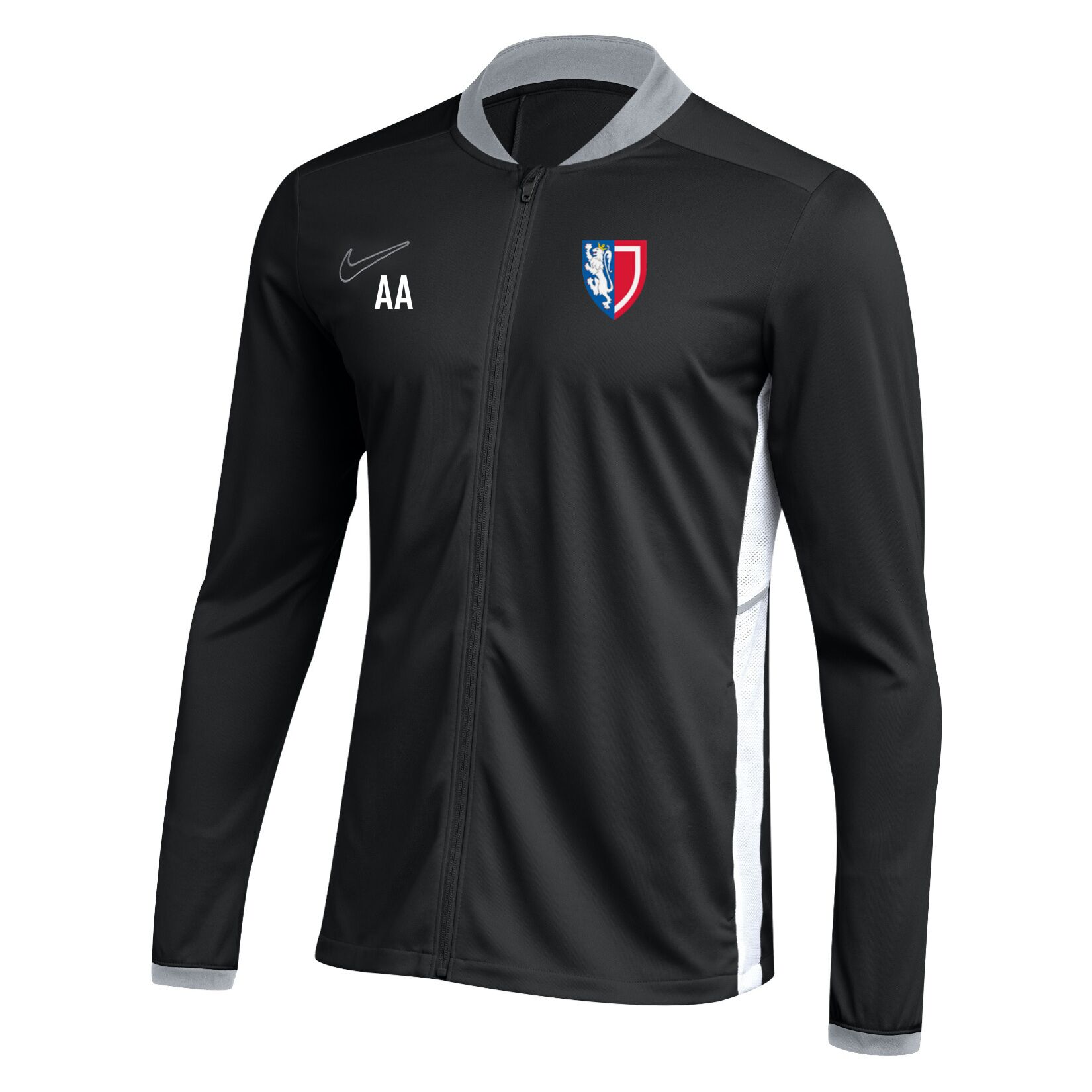 Nike Dri-FIT Academy 25 Knit Track Jacket - Black/White/White