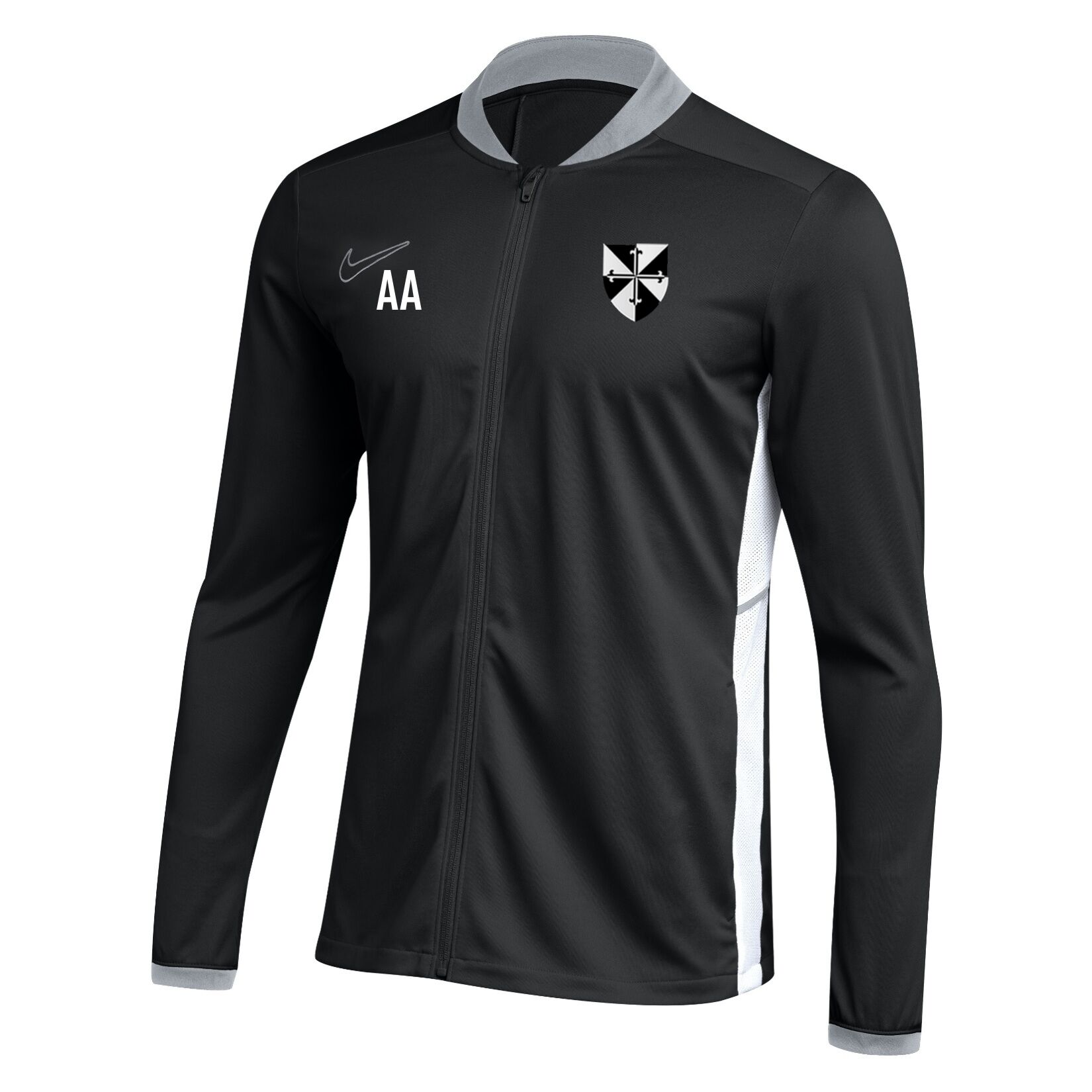 Nike Dri-FIT Academy 25 Knit Track Jacket - Black/White/White