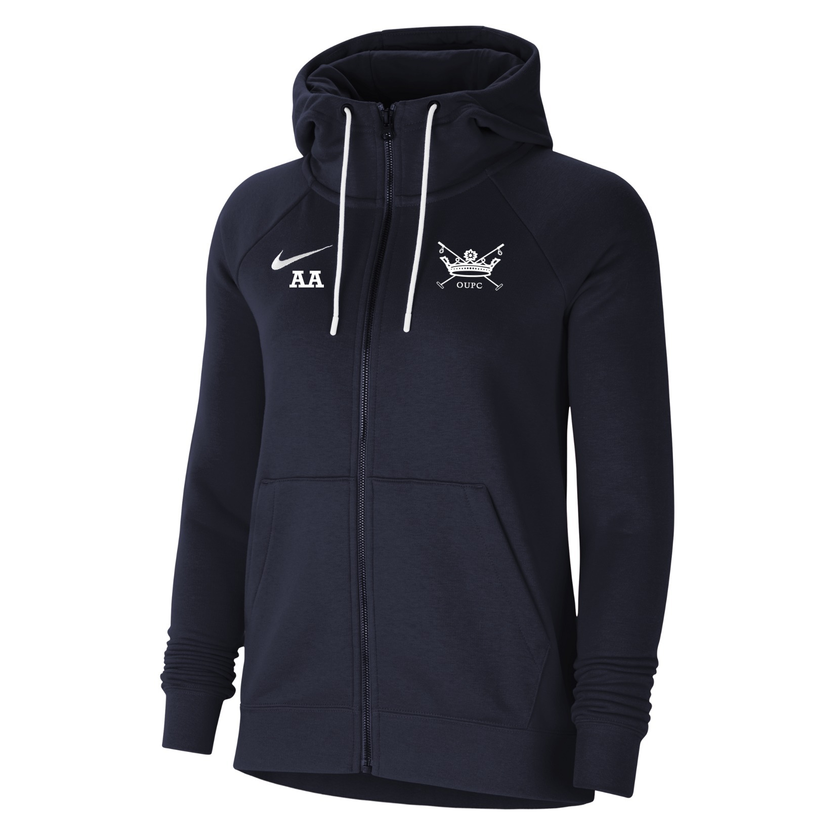 Nike Team Club 20 Full-Zip Hoodie (W) - Obsidian/White/White