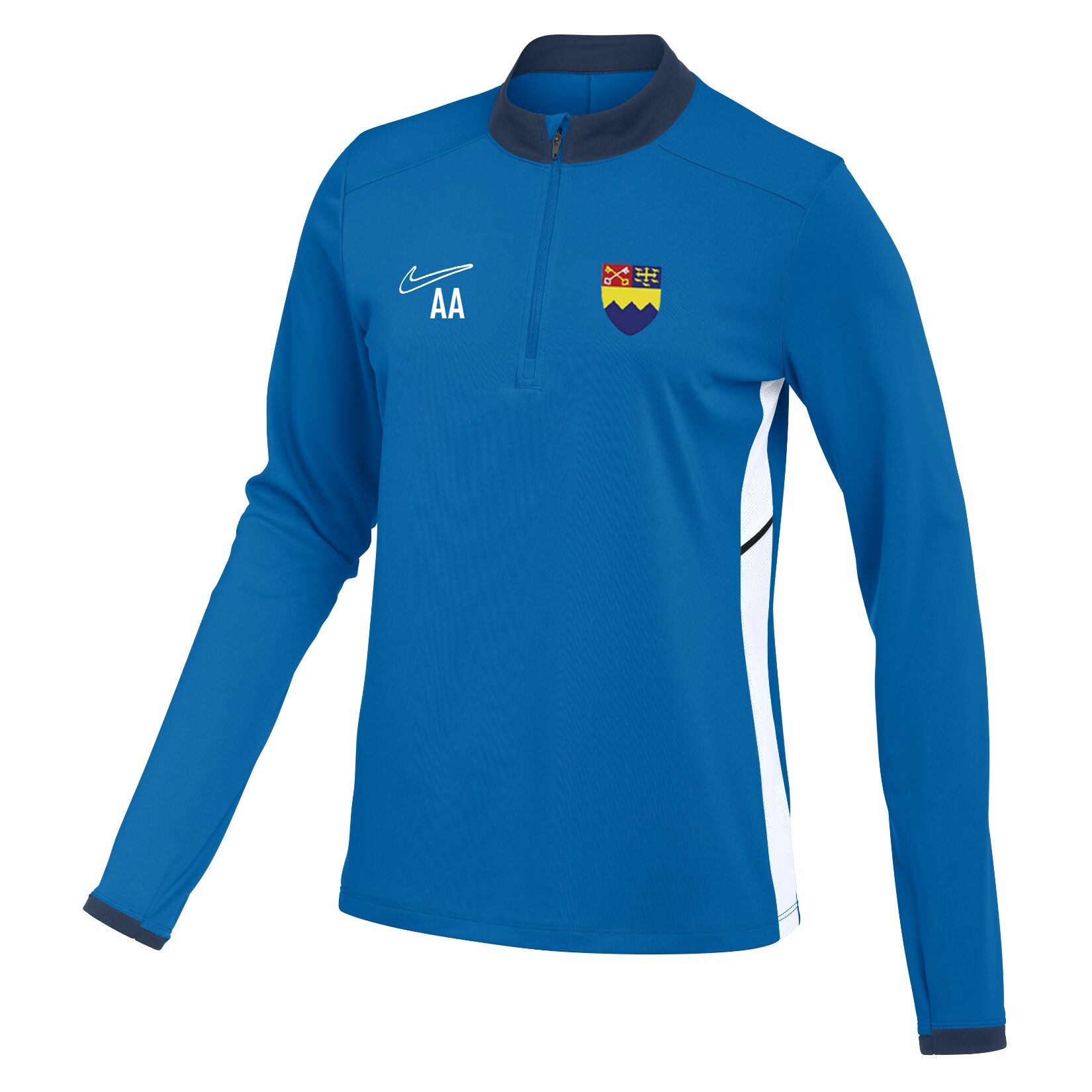 Nike Dri-FIT Academy 25 Drill Top (W) - Royal Blue/Obsidian/White