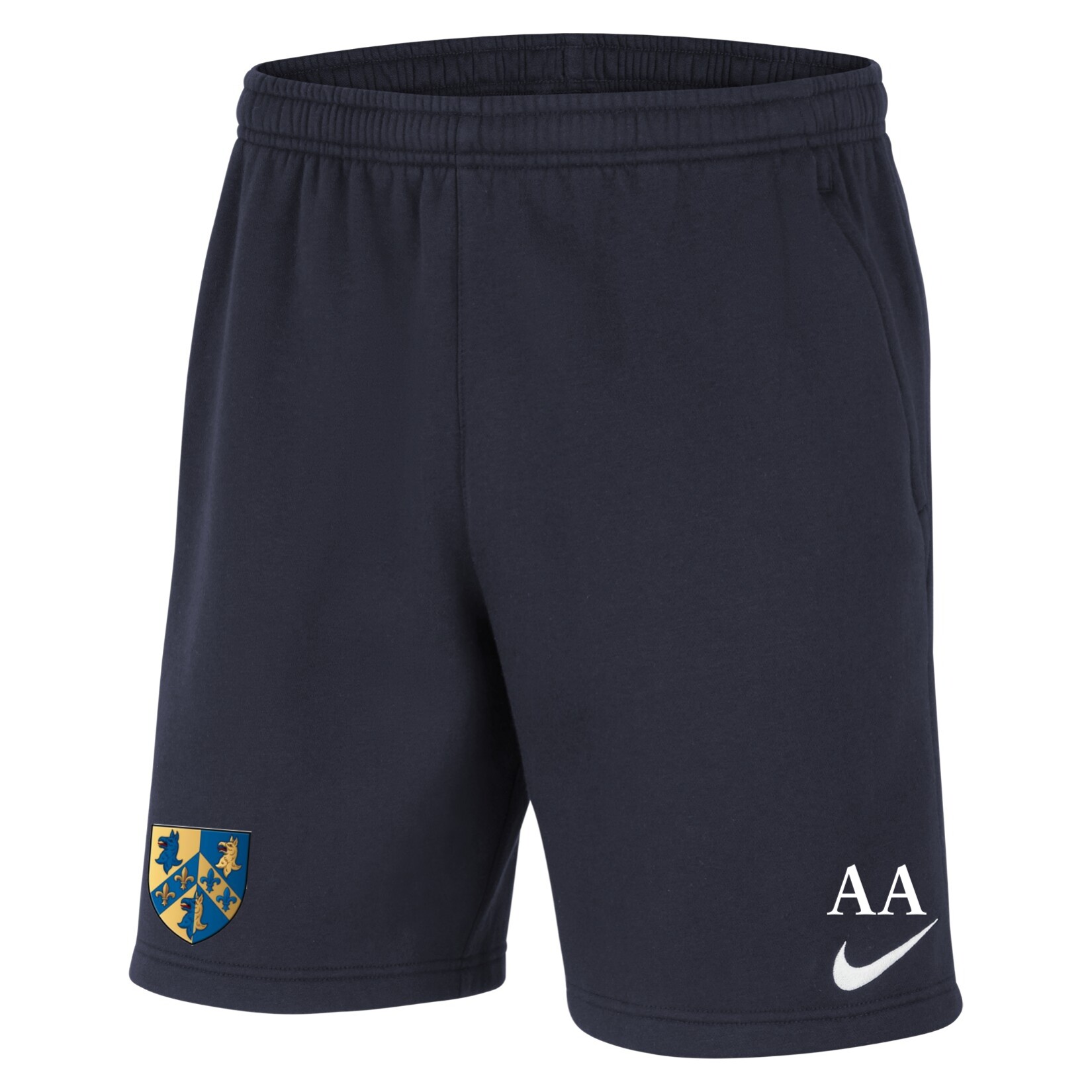 Nike Team Club 20 Fleece Shorts (M) - Obsidian/White/White