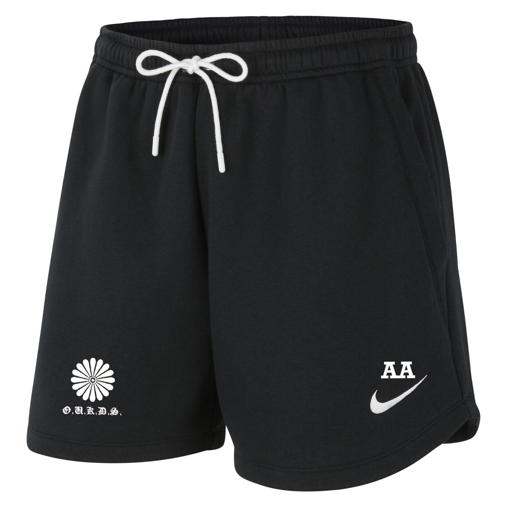 Nike Team Club 20 Fleece Shorts (W) - Black/White/White