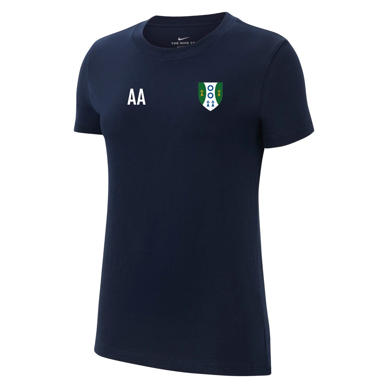 Nike Team Club 20 Cotton T-Shirt (W) - Obsidian/White