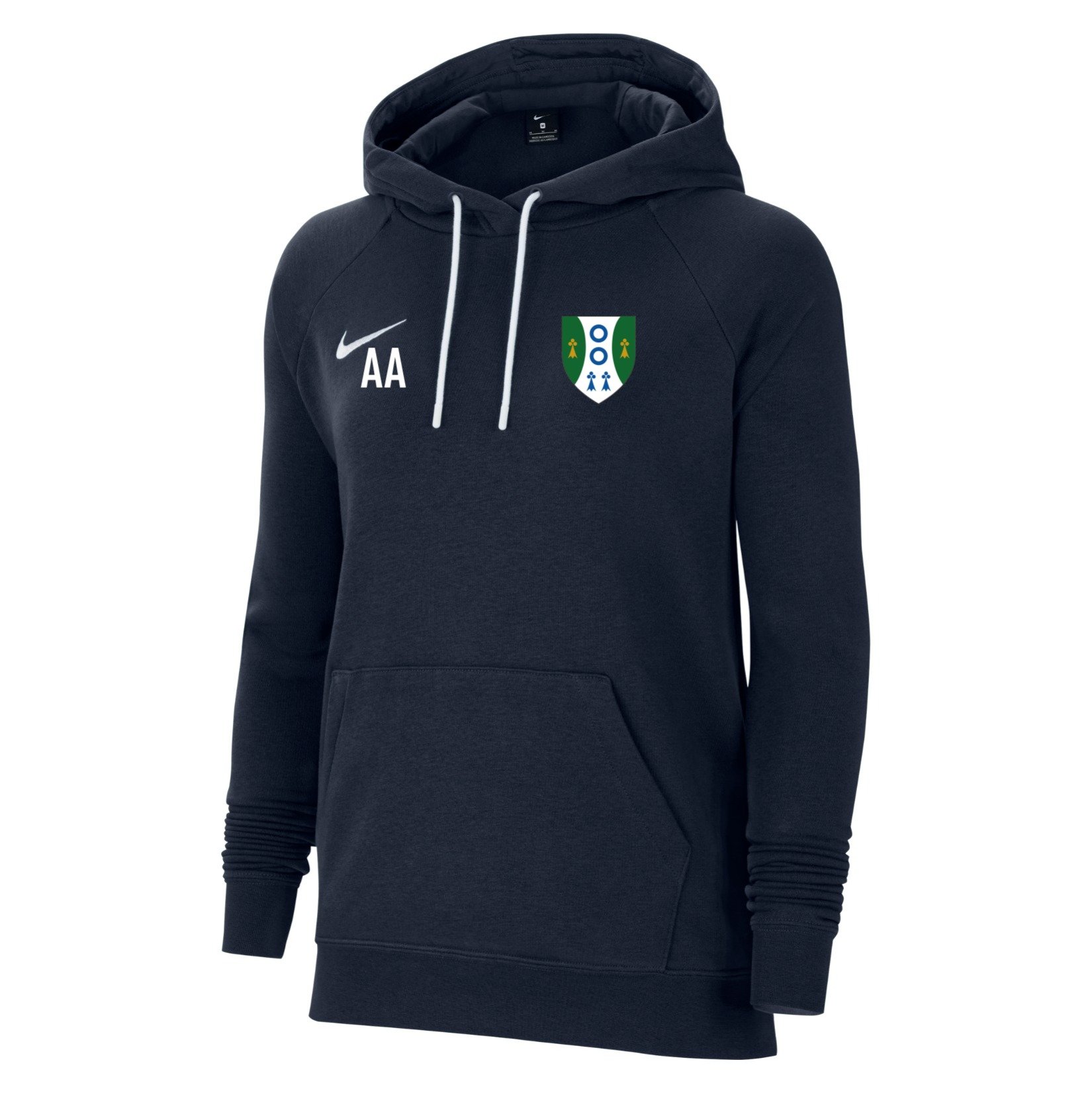 Nike Team Club 20 Hoodie (W) - Obsidian/White/White