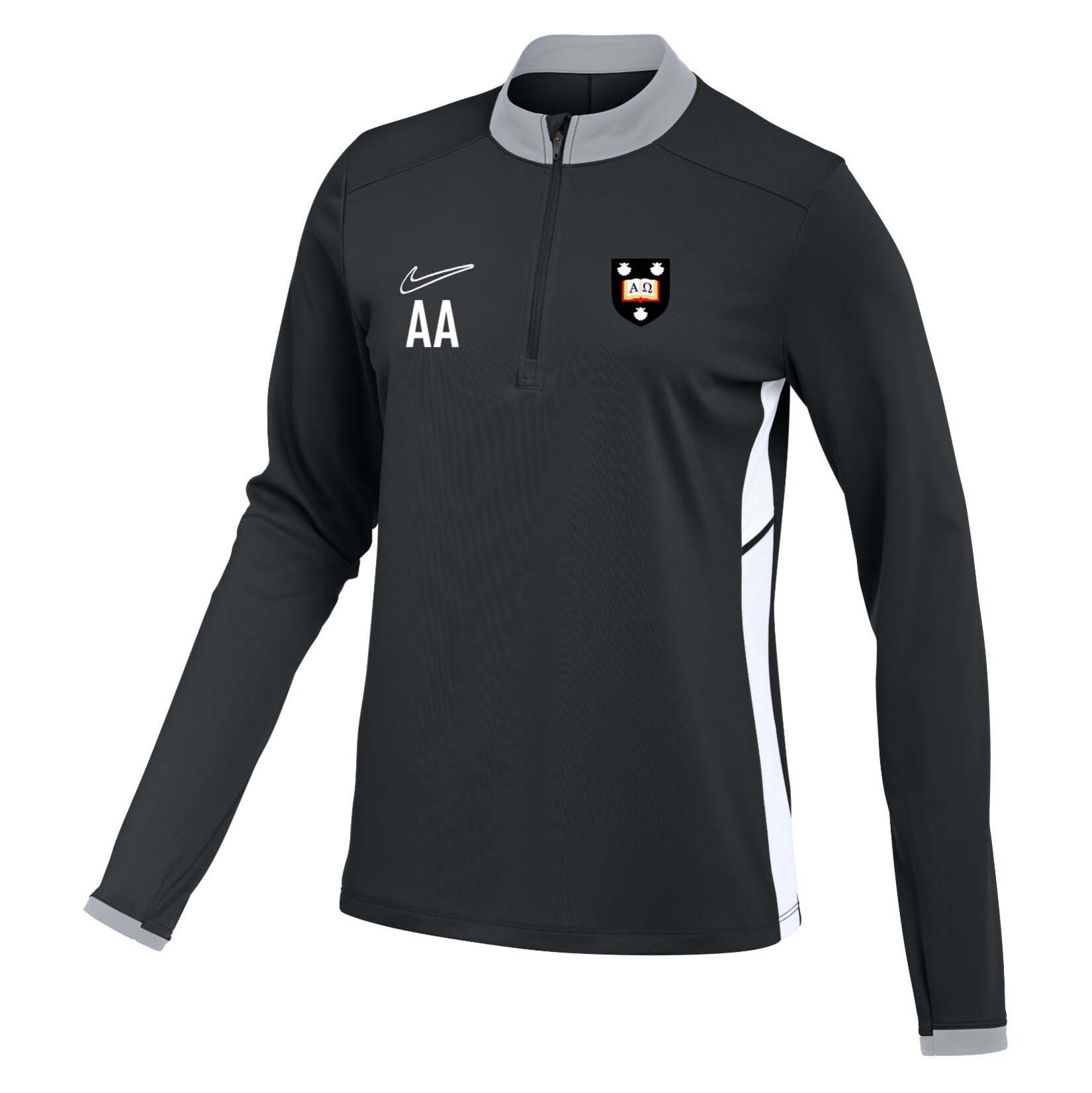 Nike Dri-FIT Academy 25 Drill Top (W) - Black/White/White