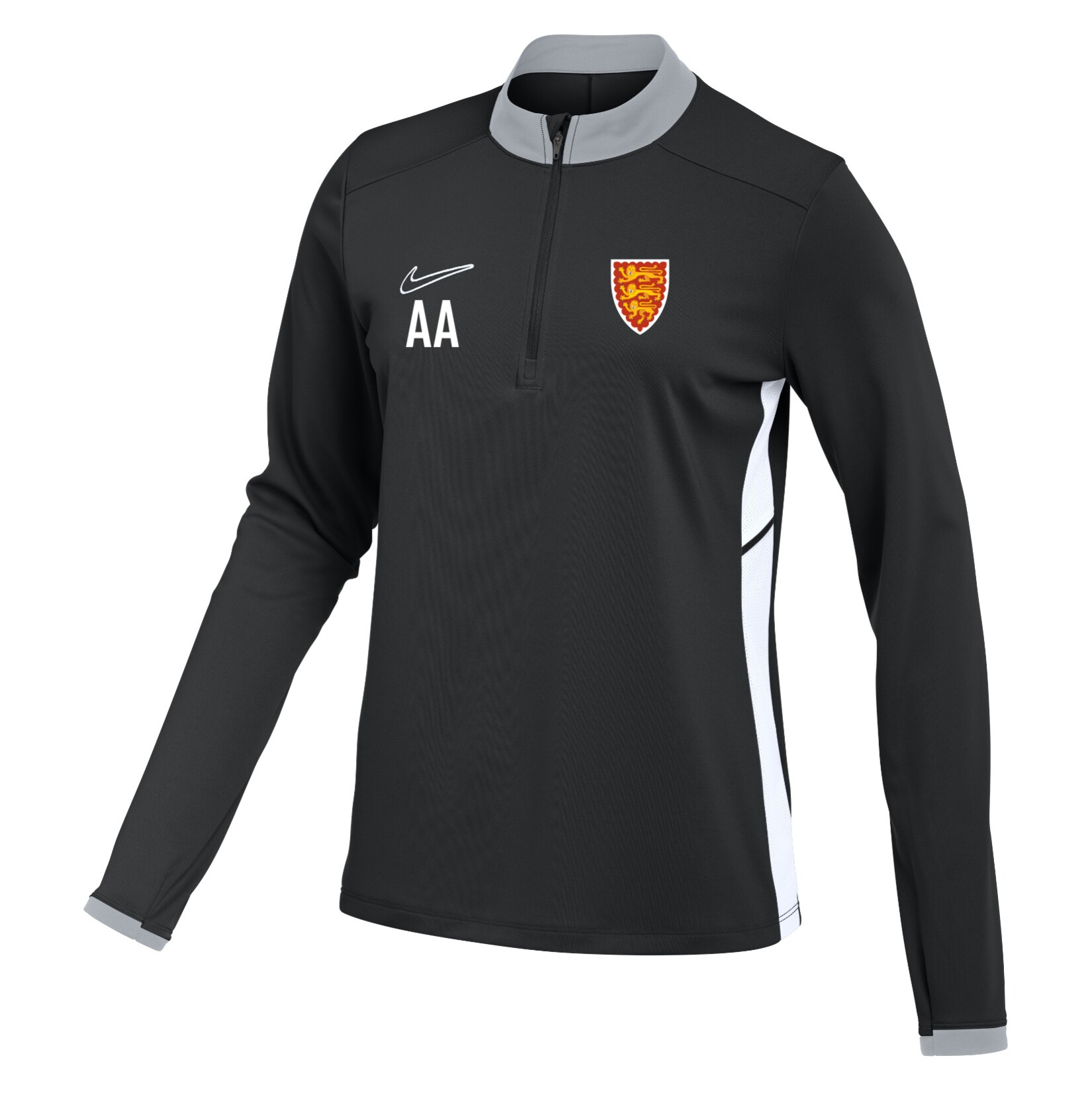Nike Dri-FIT Academy 25 Drill Top (W) - Black/White/White